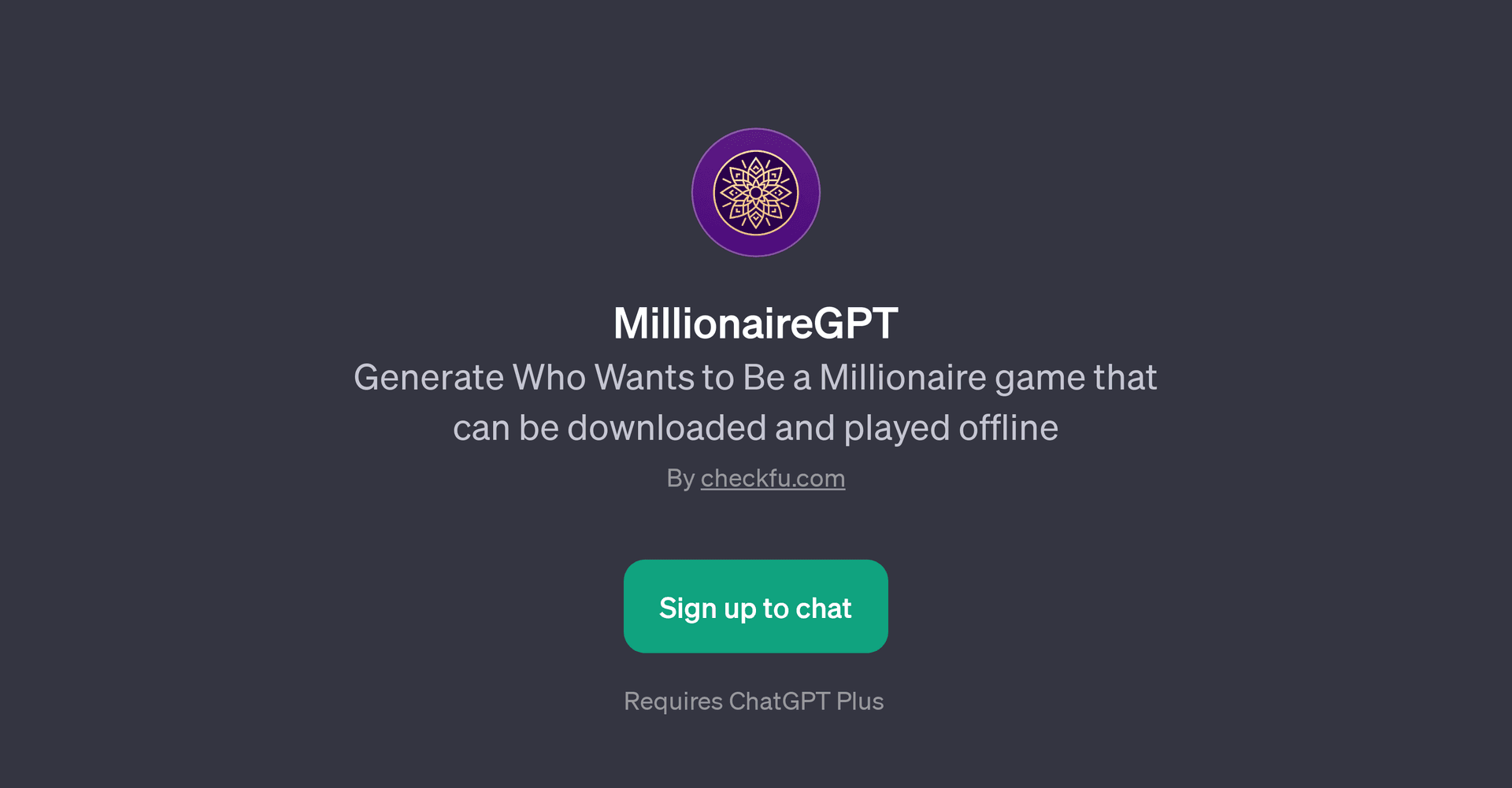 MillionaireGPT
