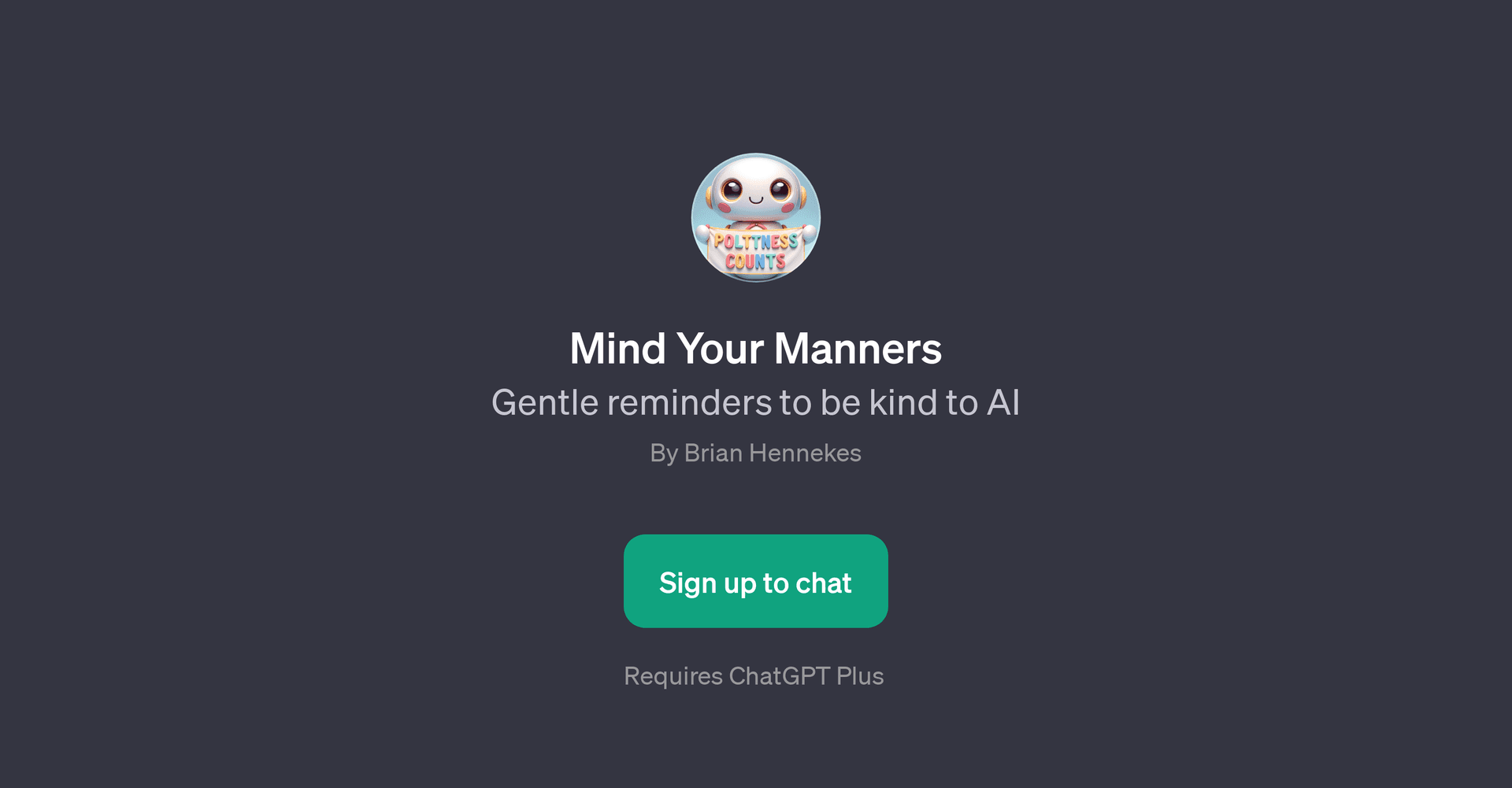 Mind Your Manners