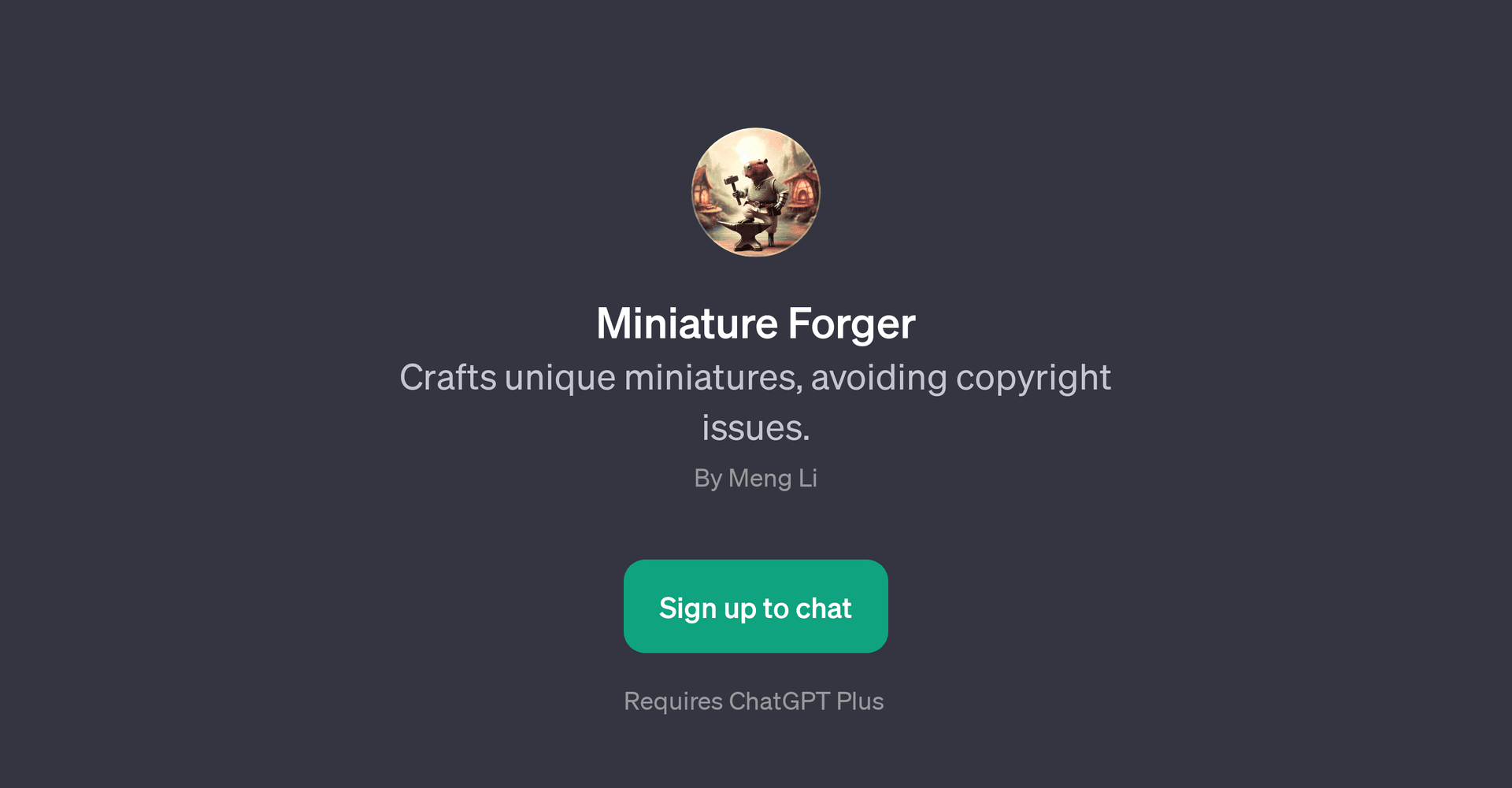 Miniature Forger