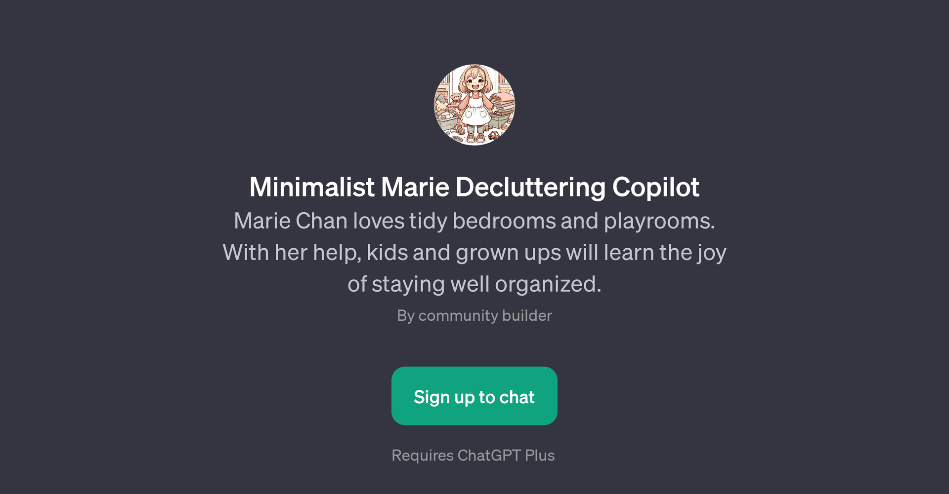 Minimalist Marie Decluttering Copilot