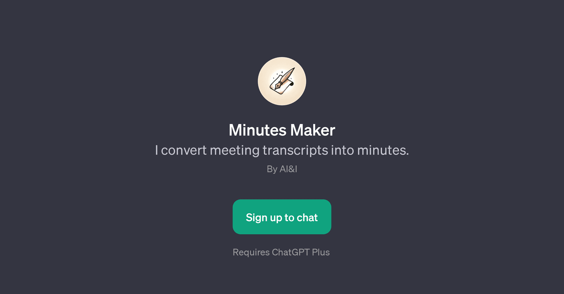 Minutes Maker