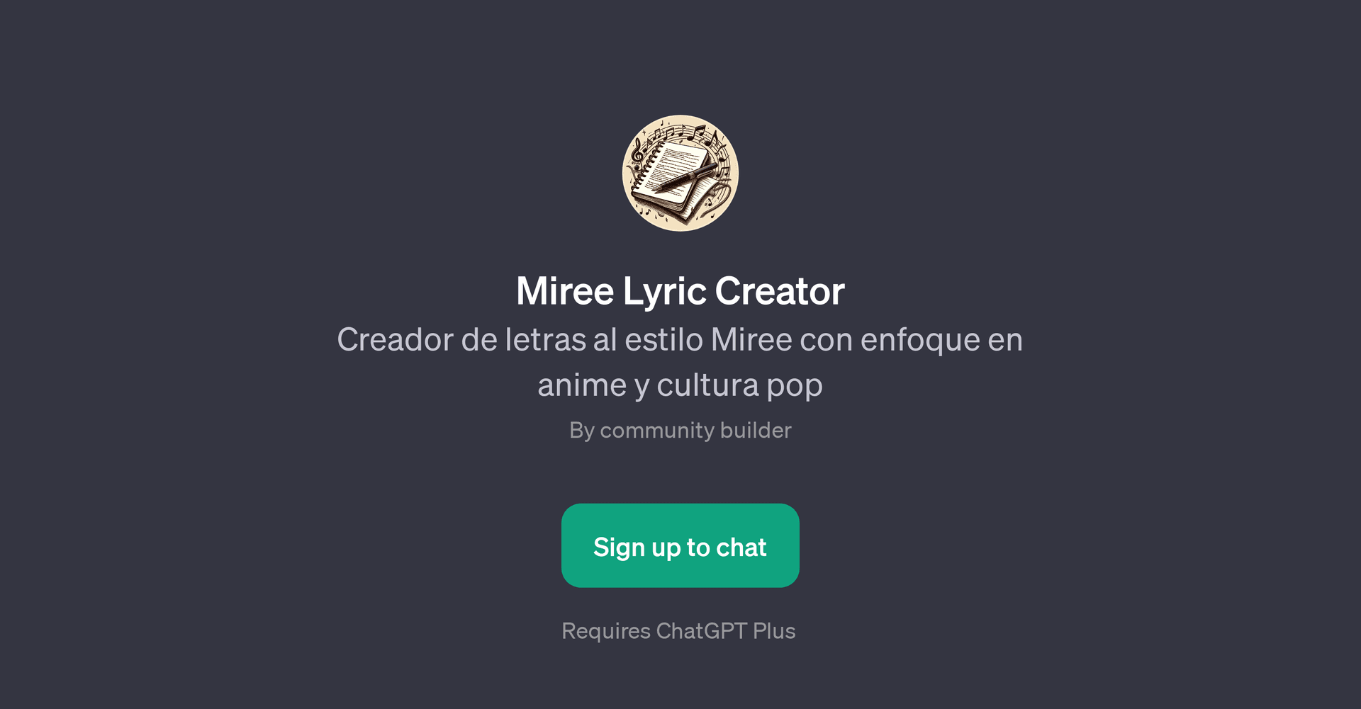 Miree Lyric Creator