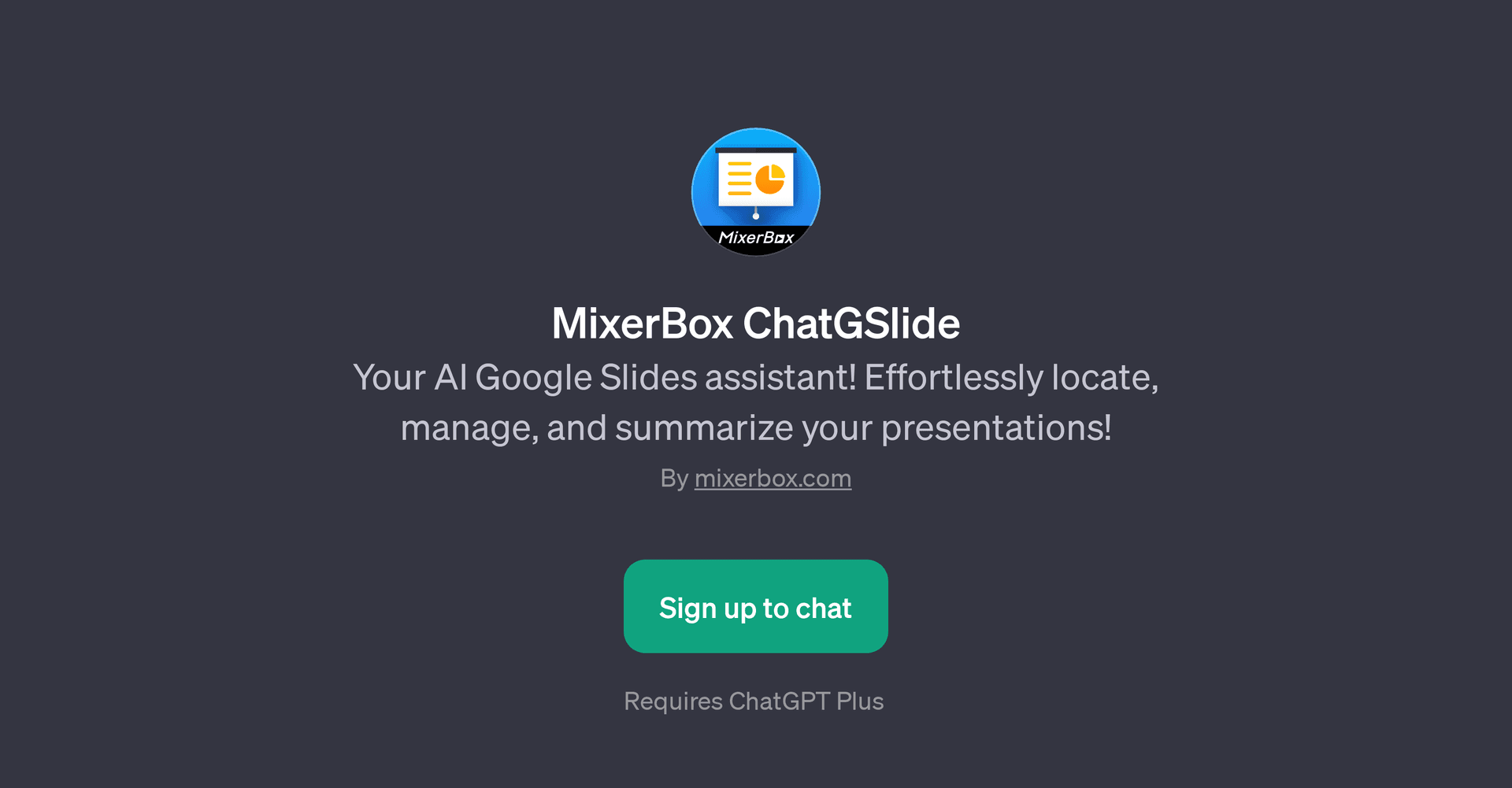 MixerBox ChatGSlide