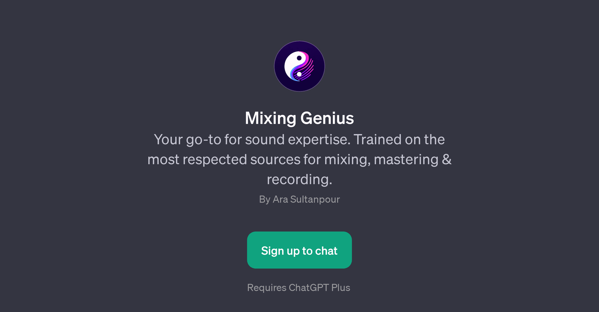 Mixing Genius