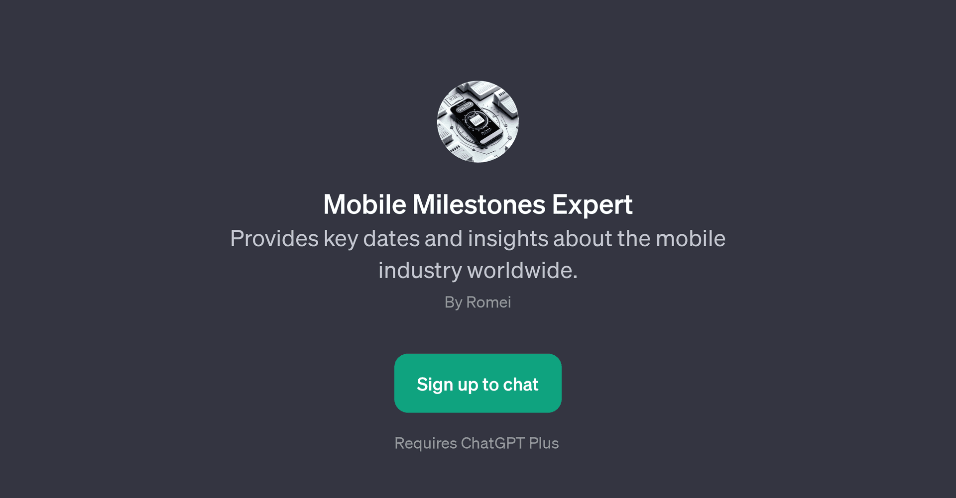 Mobile Milestones Expert