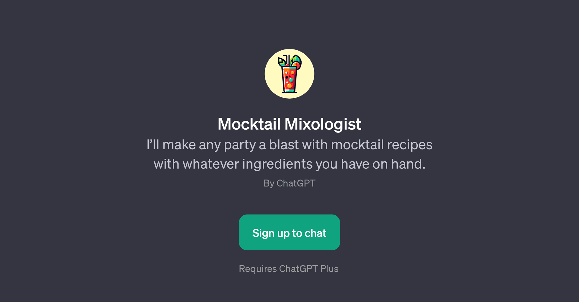 Mocktail Mixologist