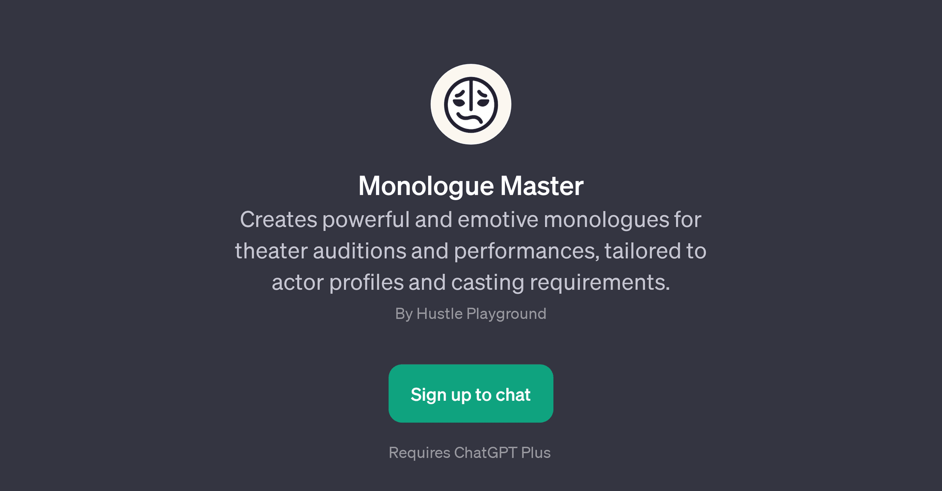 Monologue Master