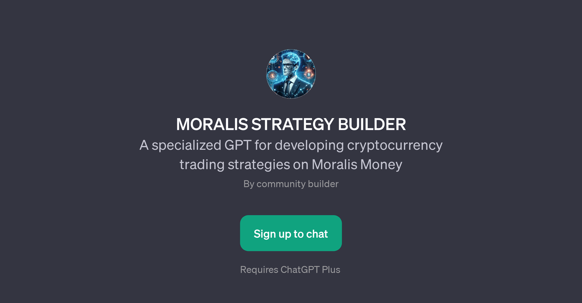 MORALIS STRATEGY BUILDER