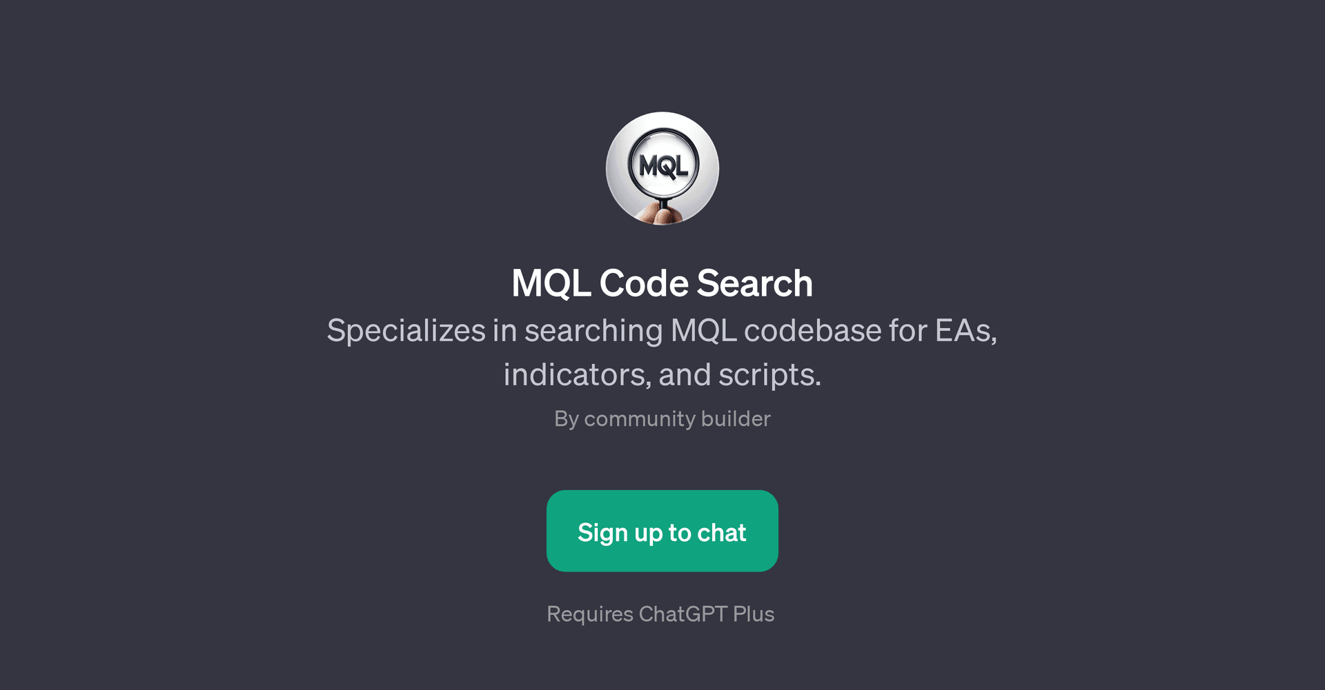 MQL Code Search