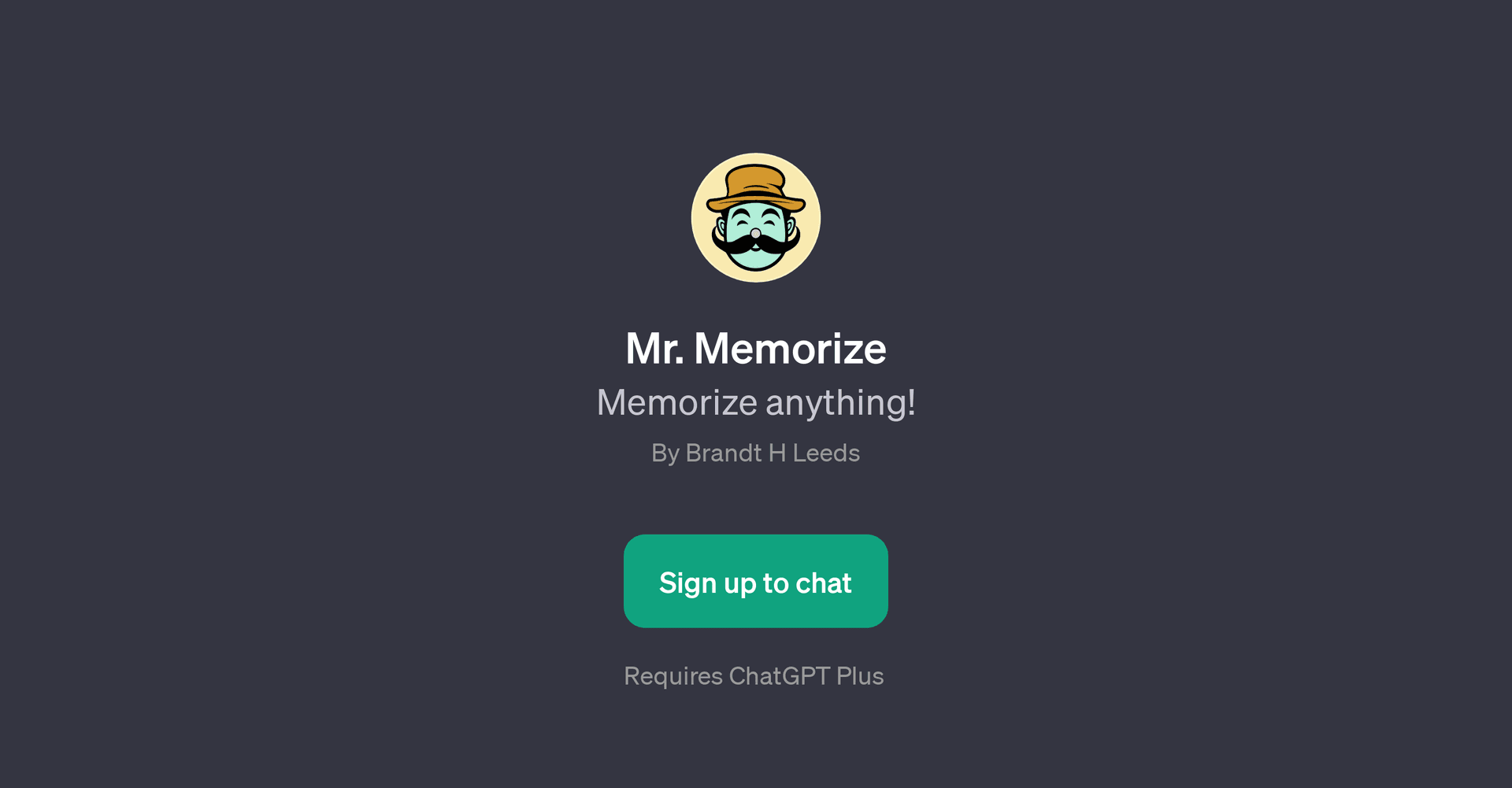 Mr. Memorize