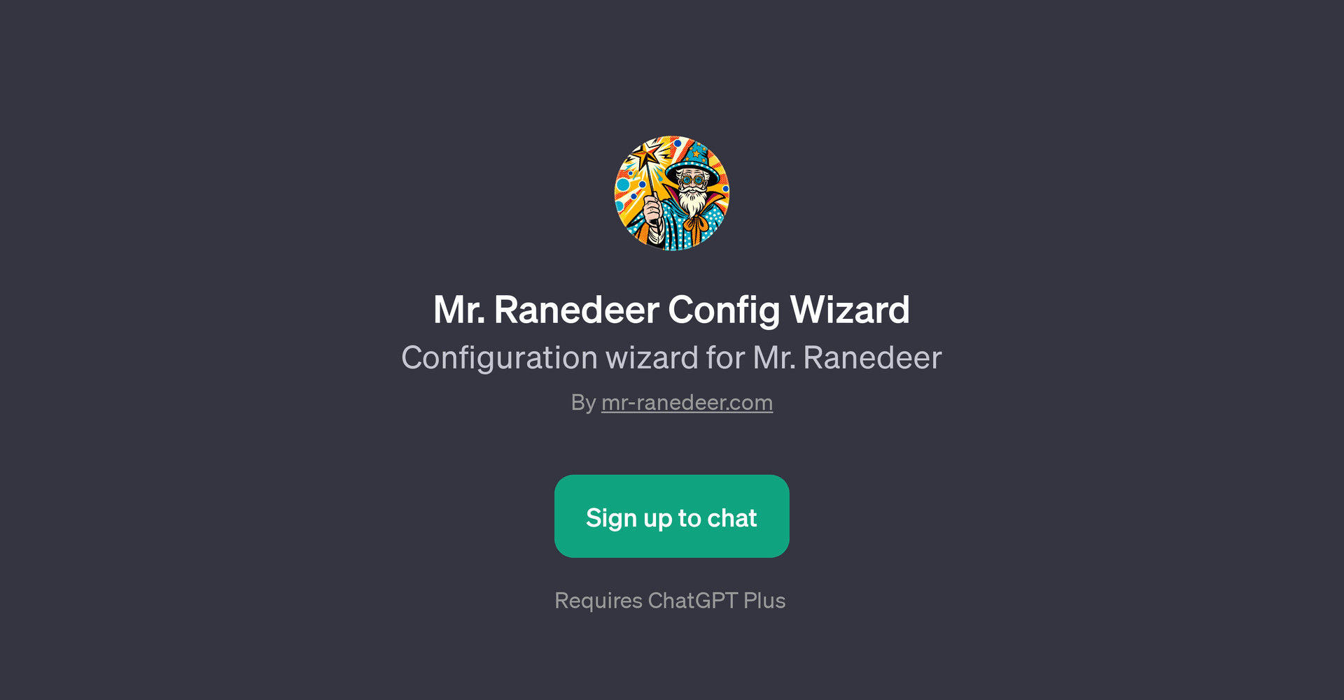 Mr. Ranedeer Config Wizard