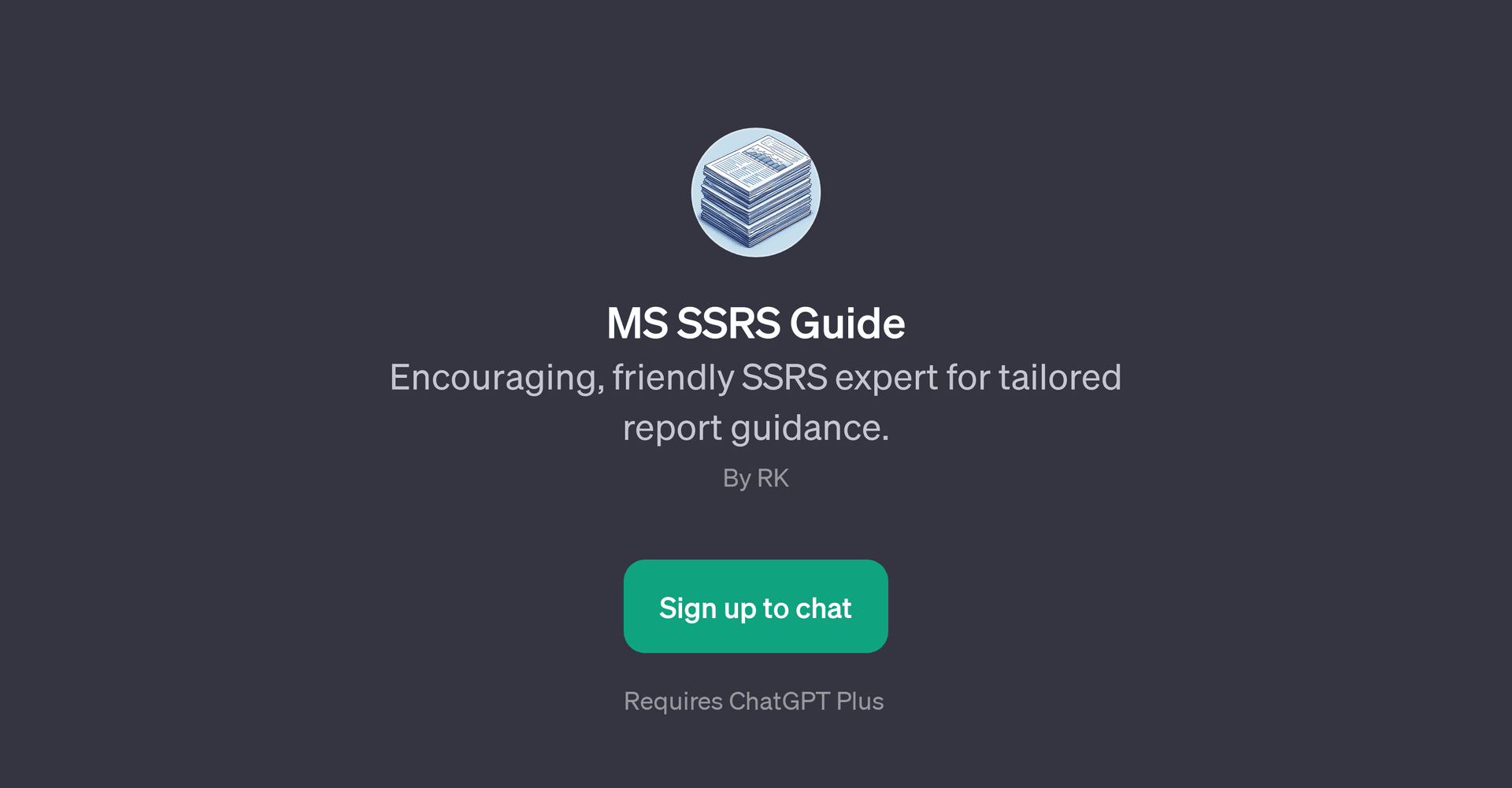 MS SSRS Guide