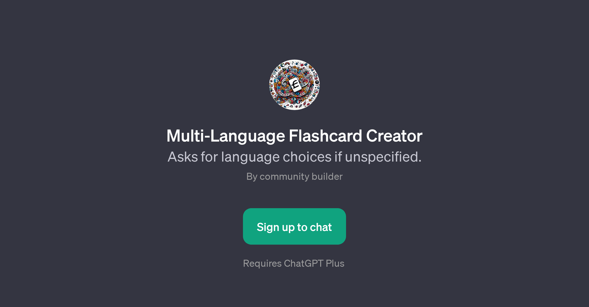 Multi-Language Flashcard Creator