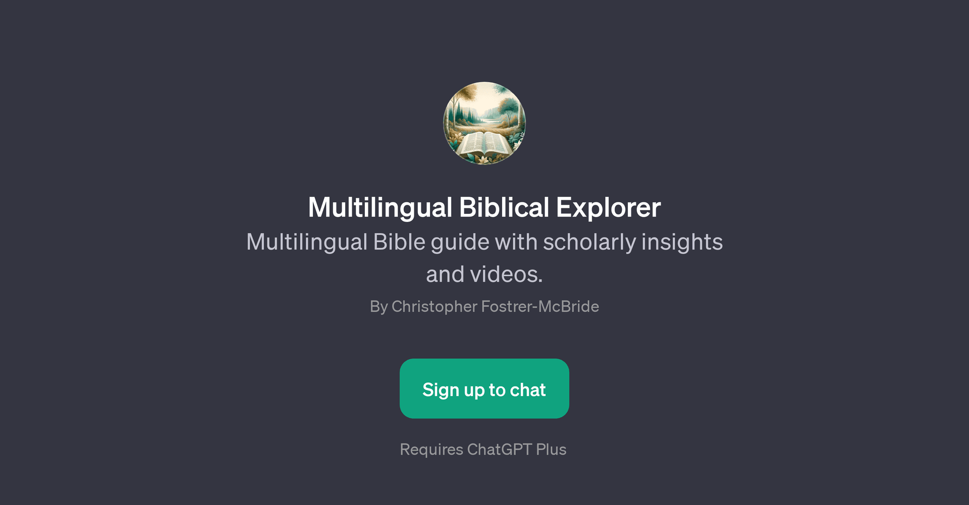 Multilingual Biblical Explorer