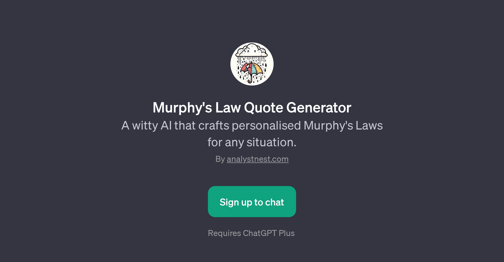 Murphy's Law Quote Generator