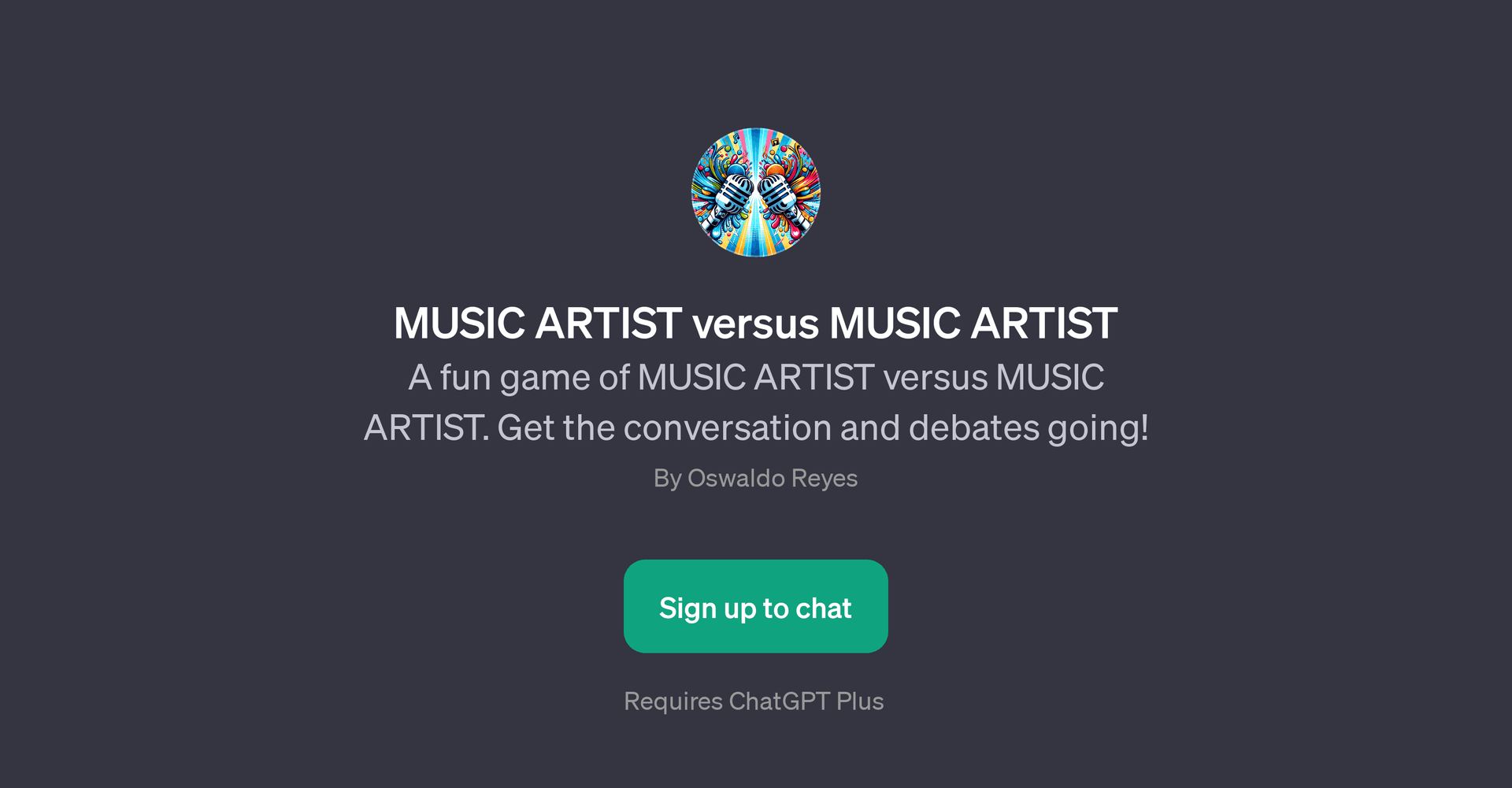 MUSIC ARTIST versus MUSIC ARTIST