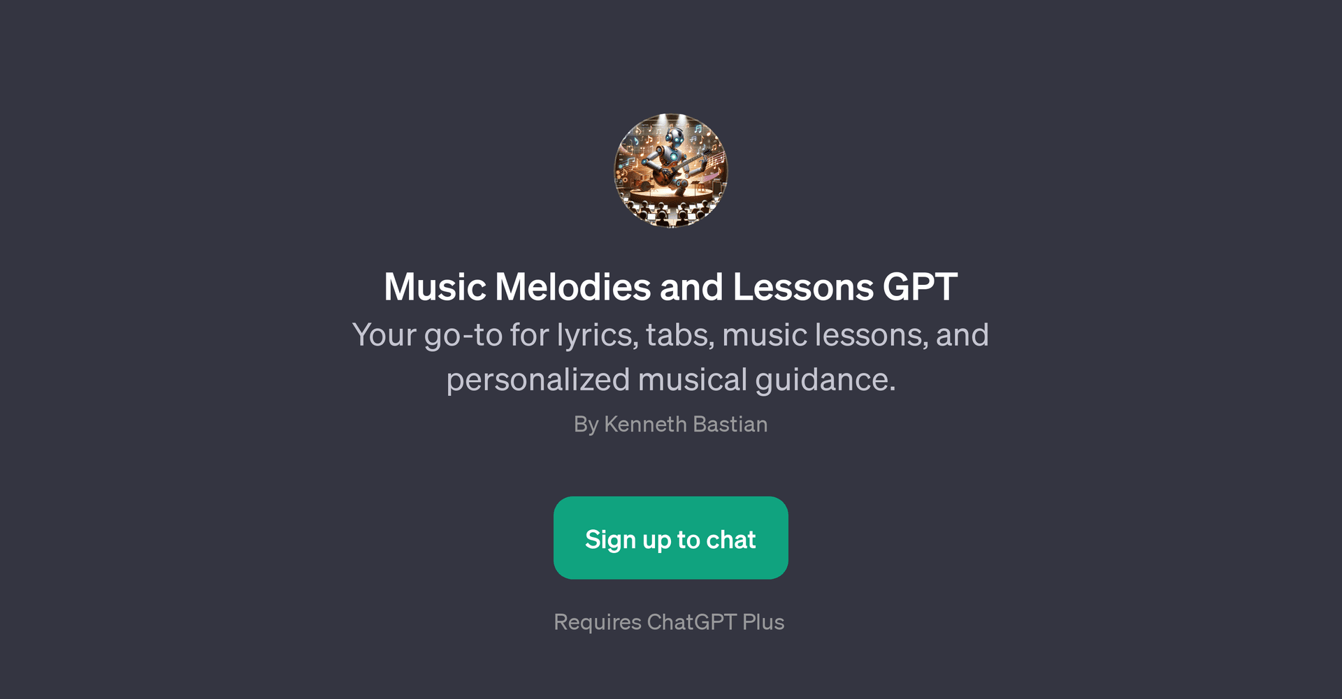 Music Melodies and Lessons GPT