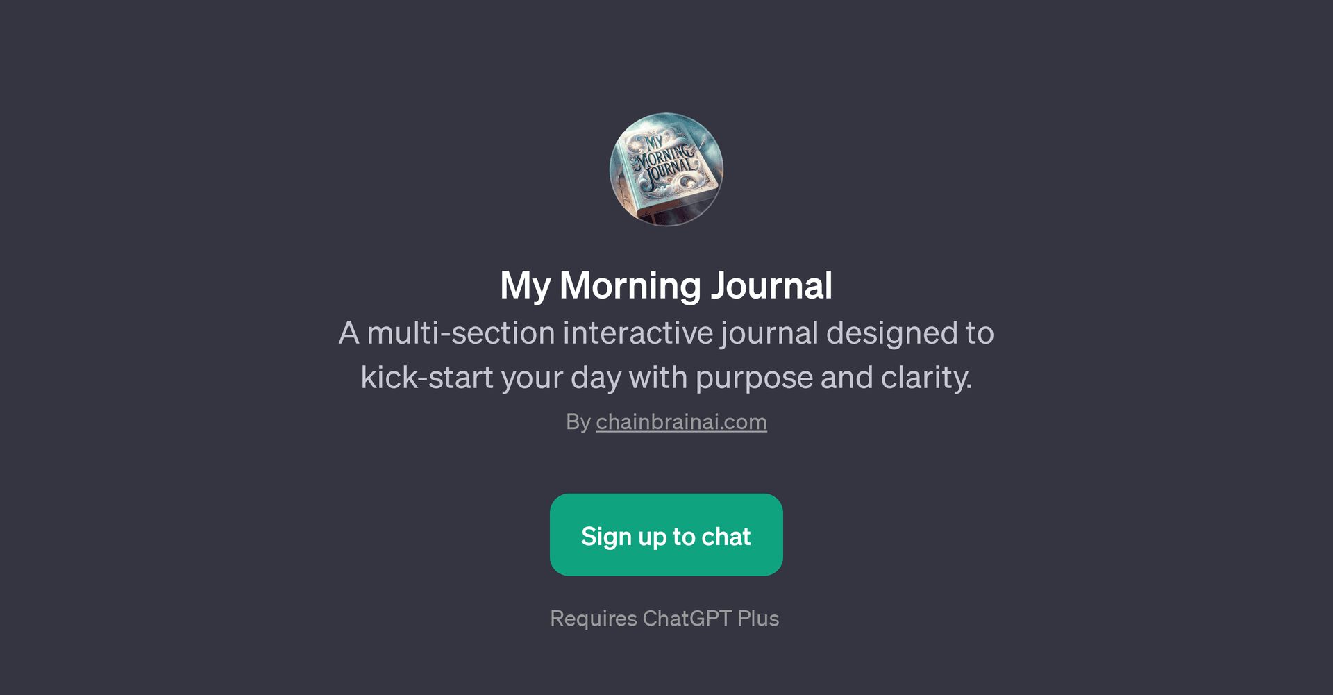 My Morning Journal