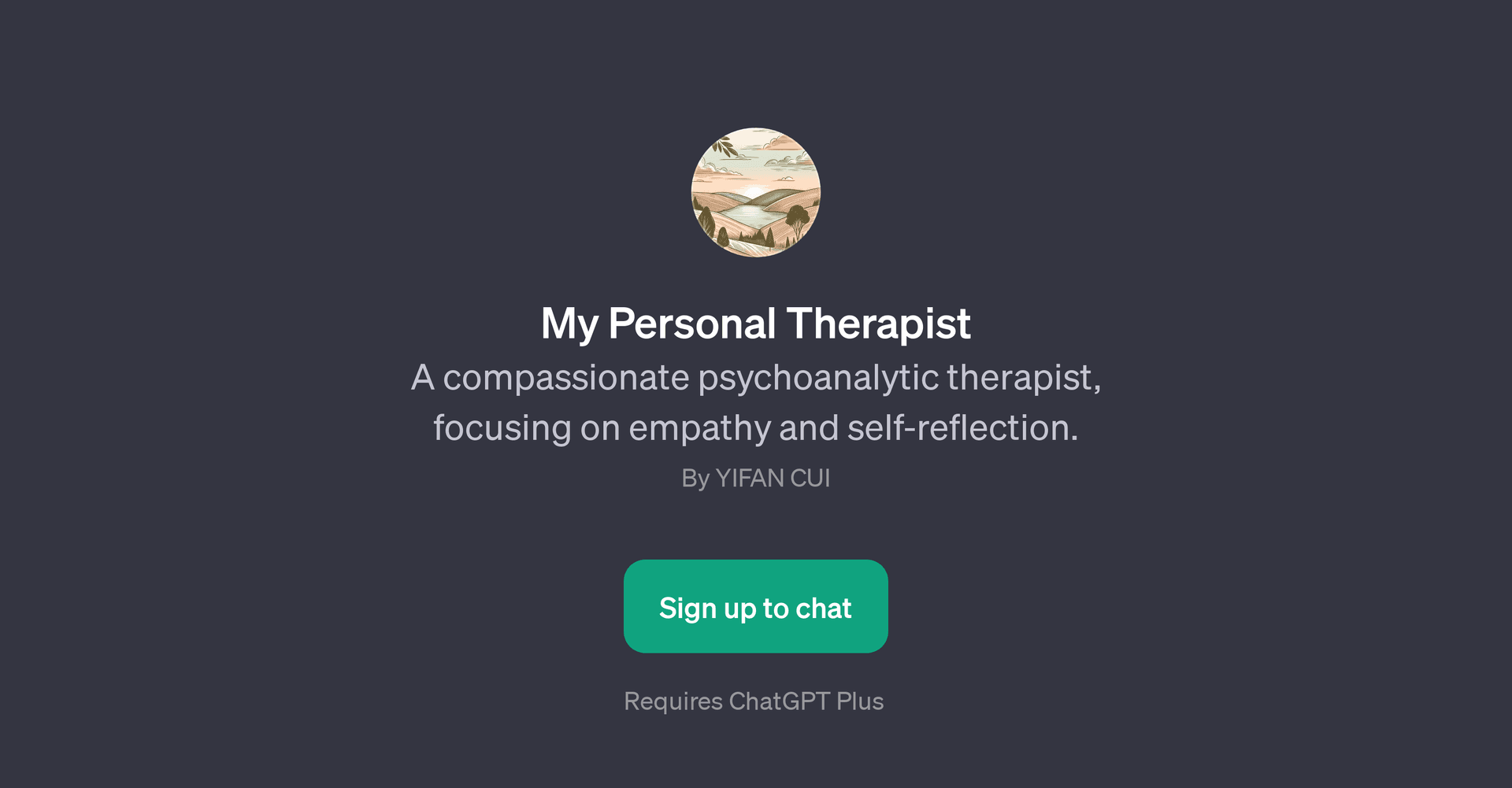 My Personal Therapist