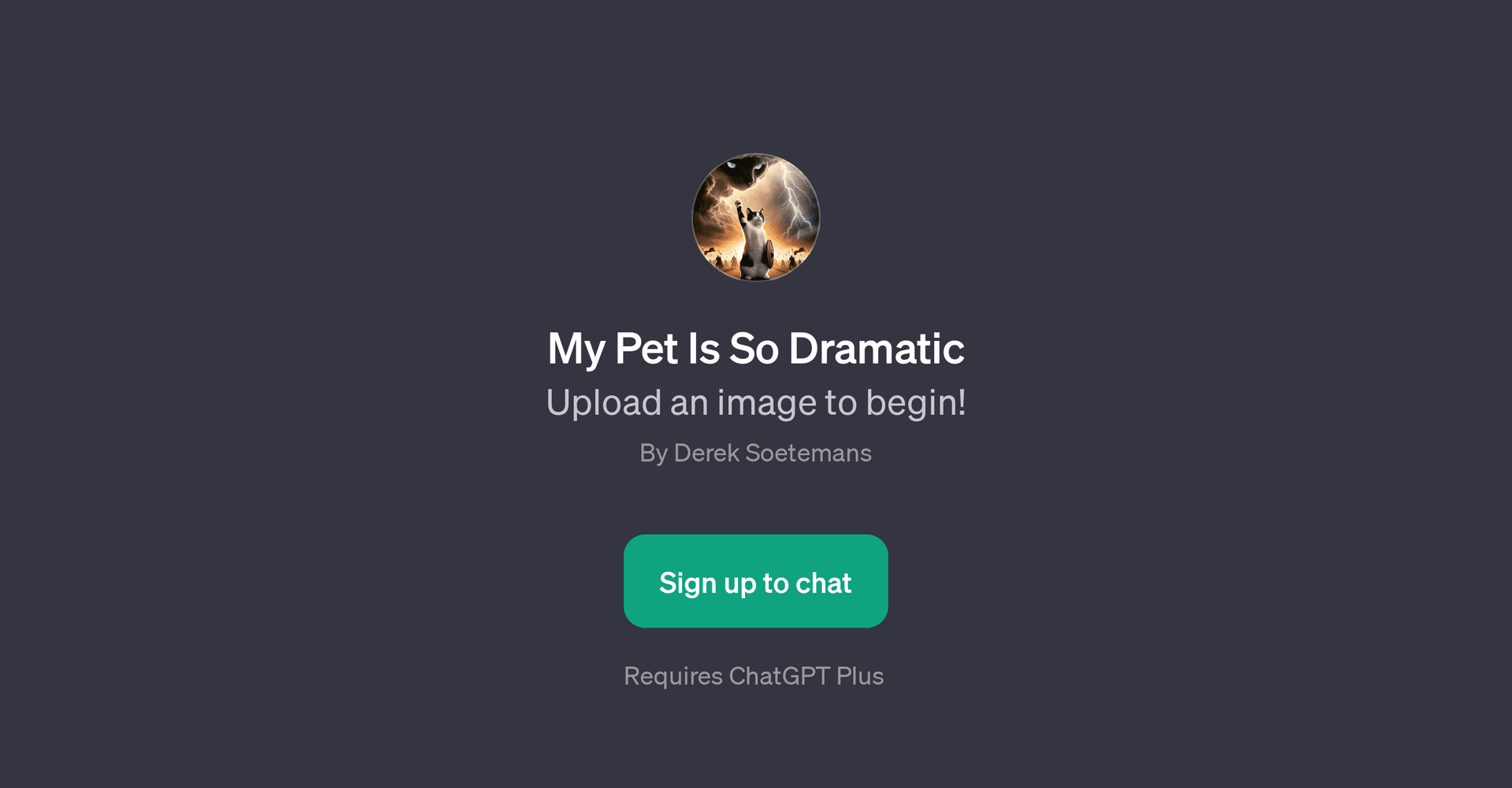 My Pet Is So Dramatic
