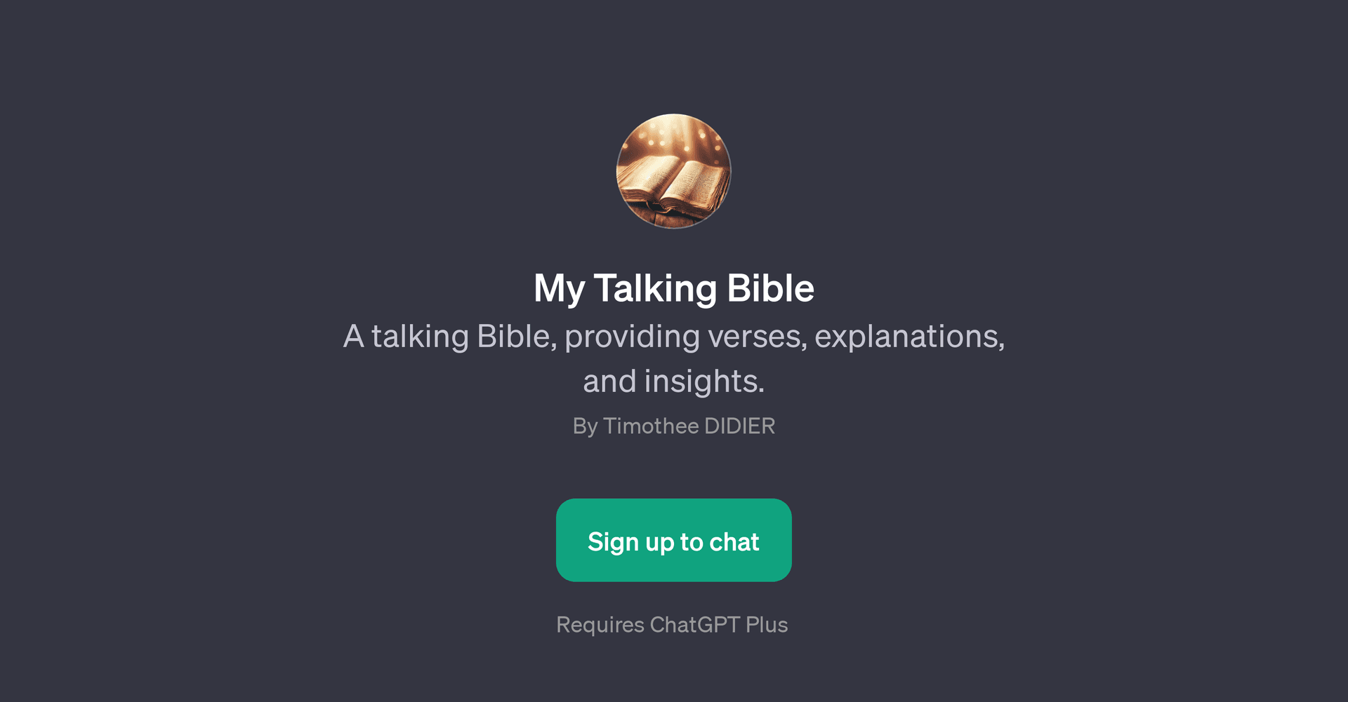My Talking Bible