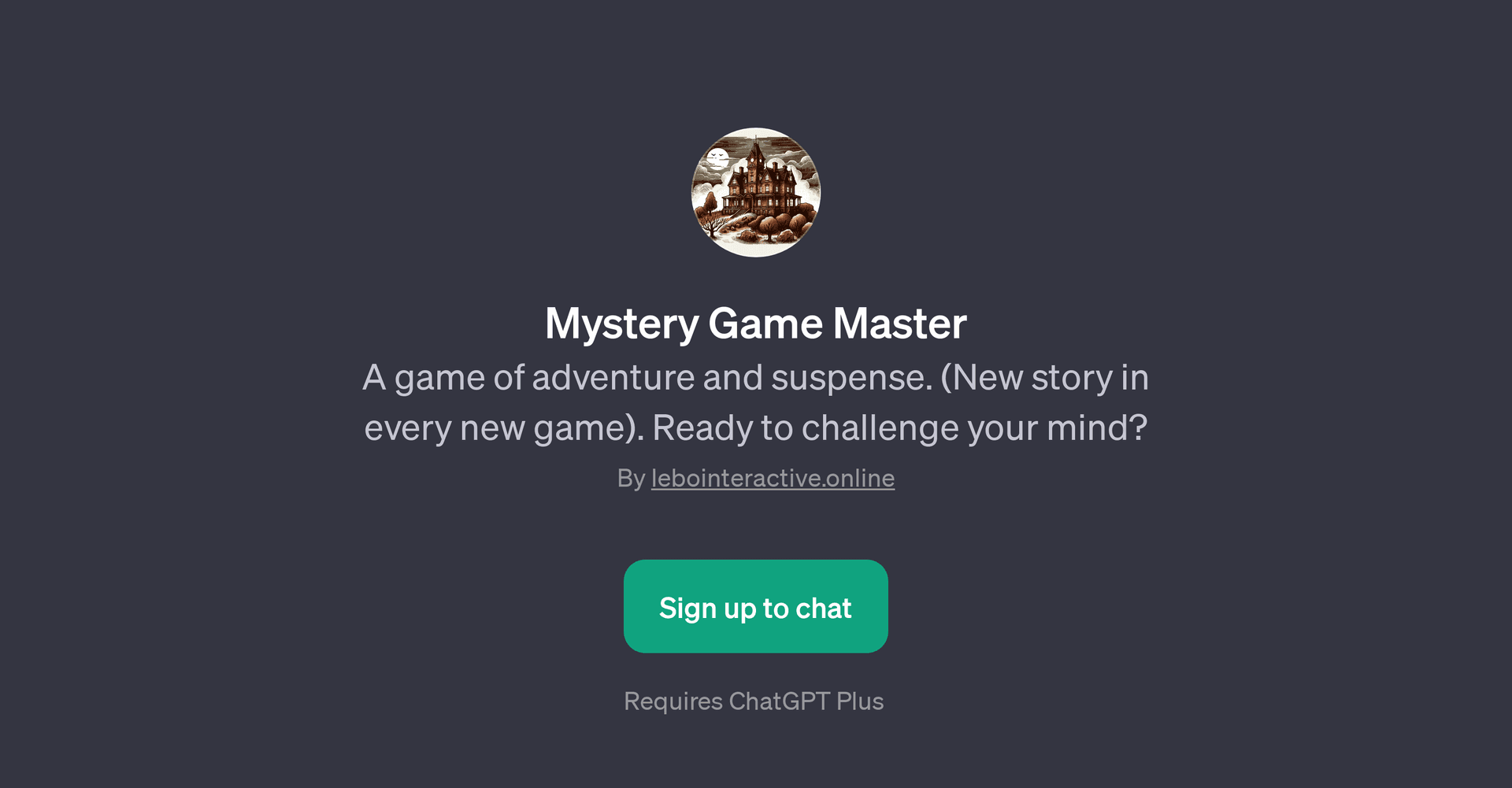 Mystery Game Master