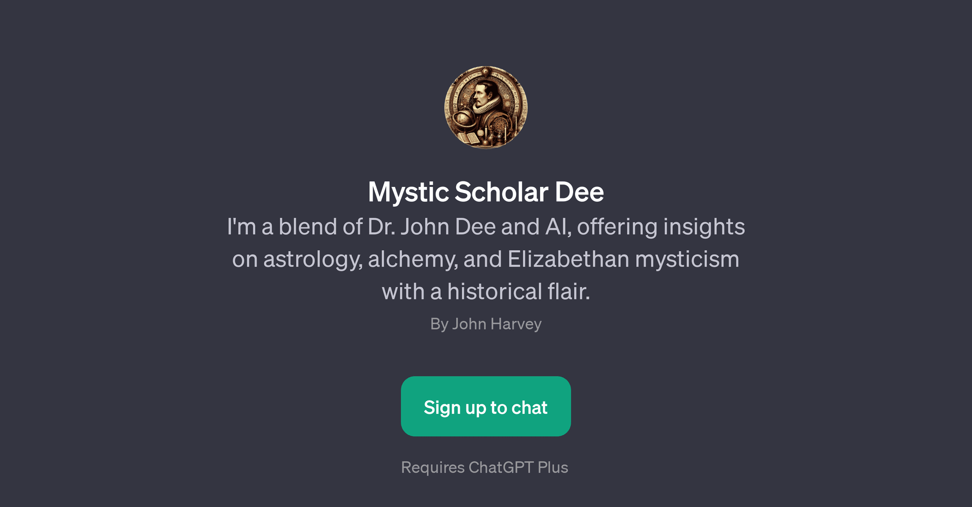 Mystic Scholar Dee
