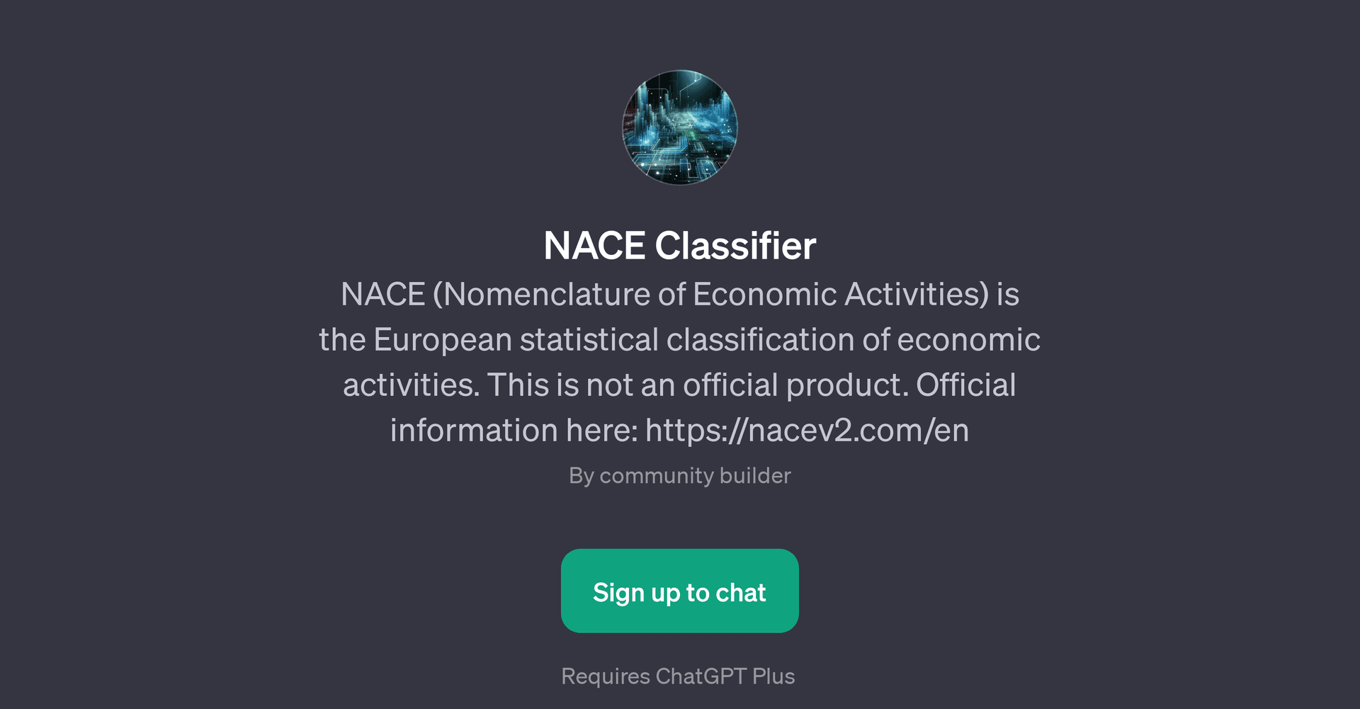 NACE Classifier