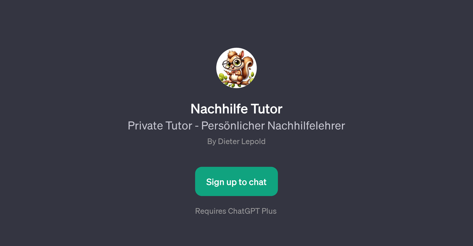 Nachhilfe Tutor