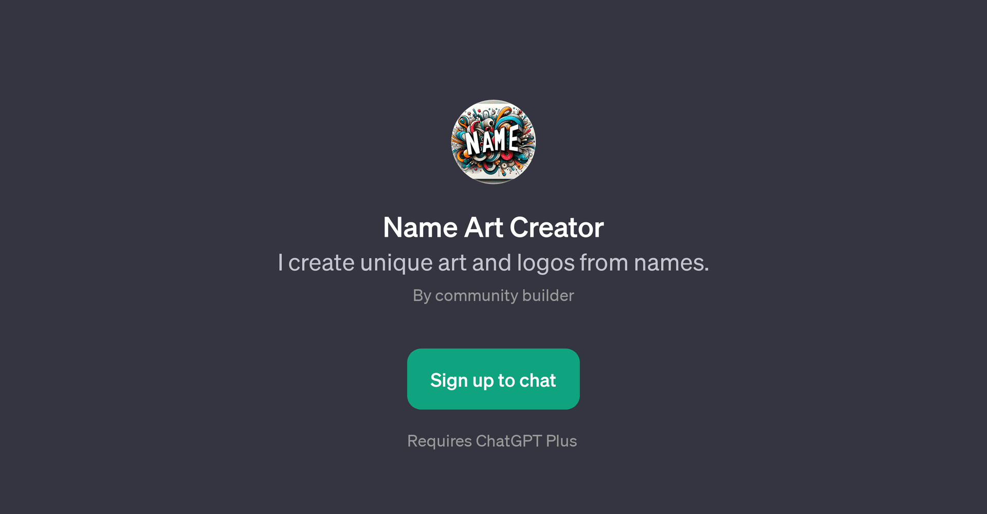 Name Art Creator