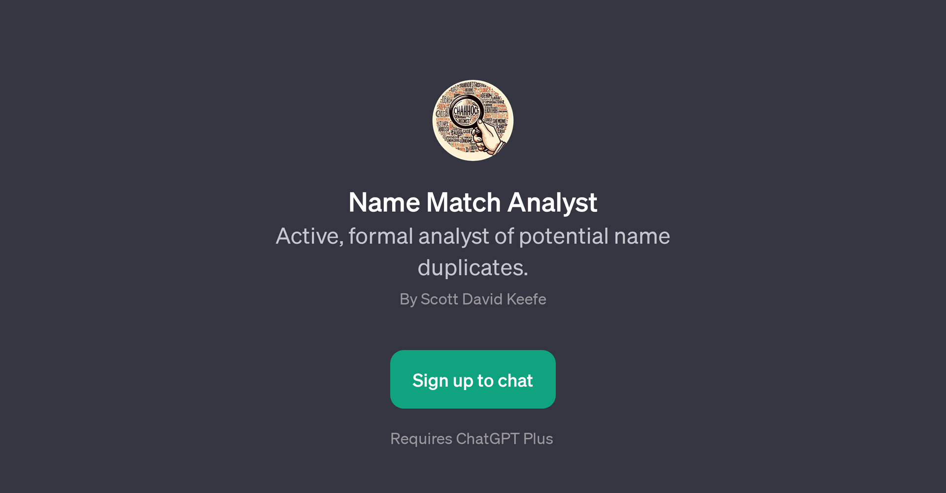 Name Match Analyst