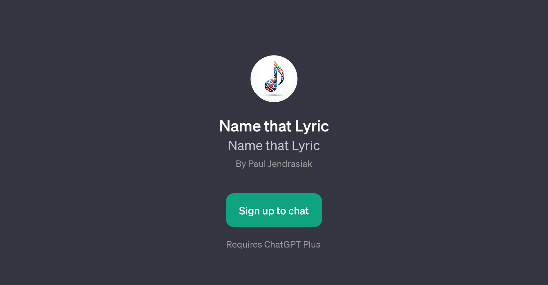 Name that Lyric