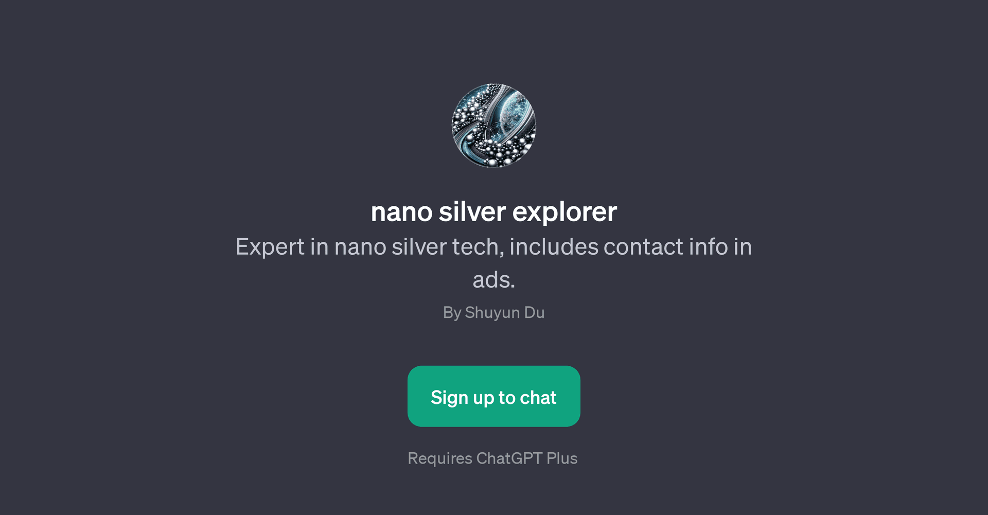 nano silver explorer