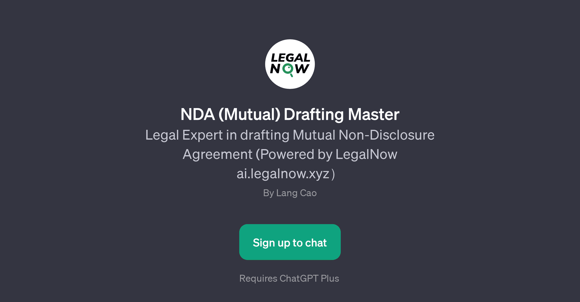 NDA (Mutual) Drafting Master
