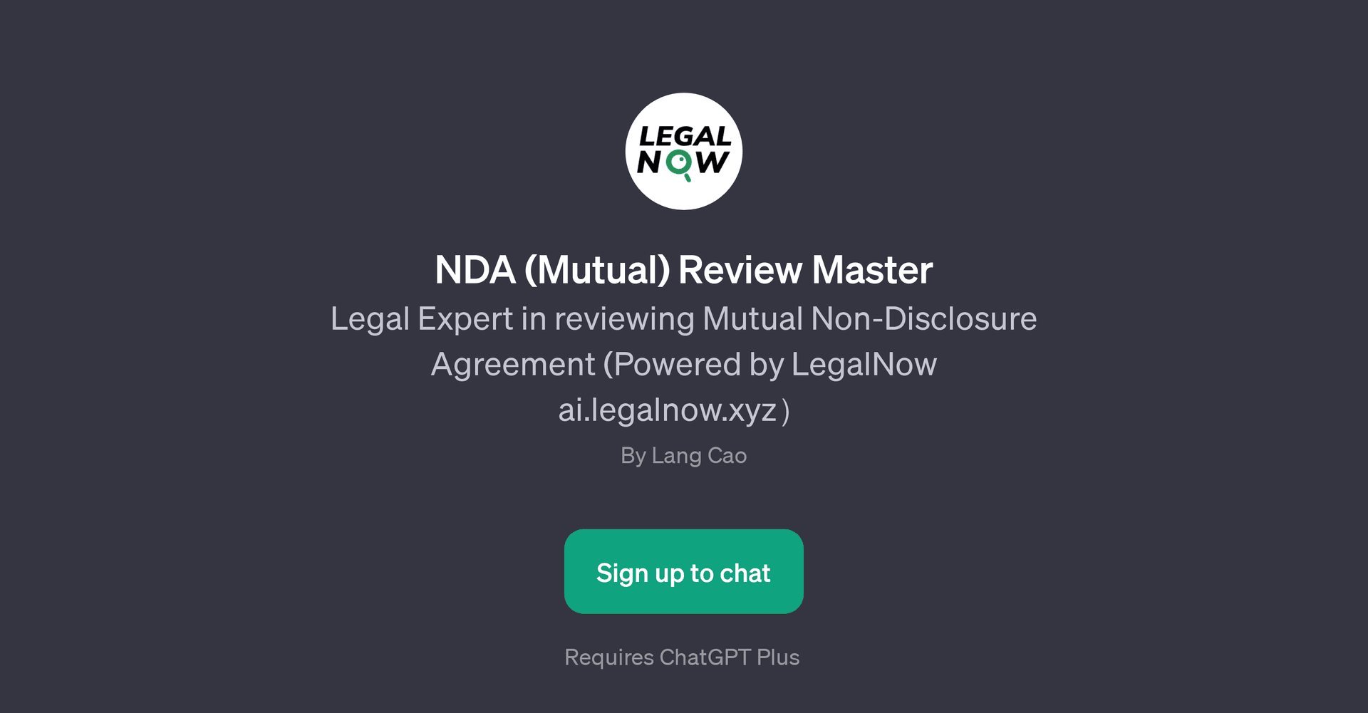 NDA (Mutual) Review Master