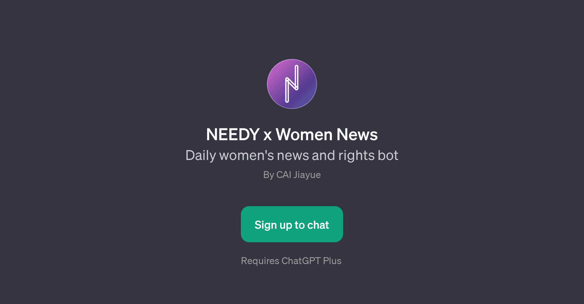 NEEDY x Women News
