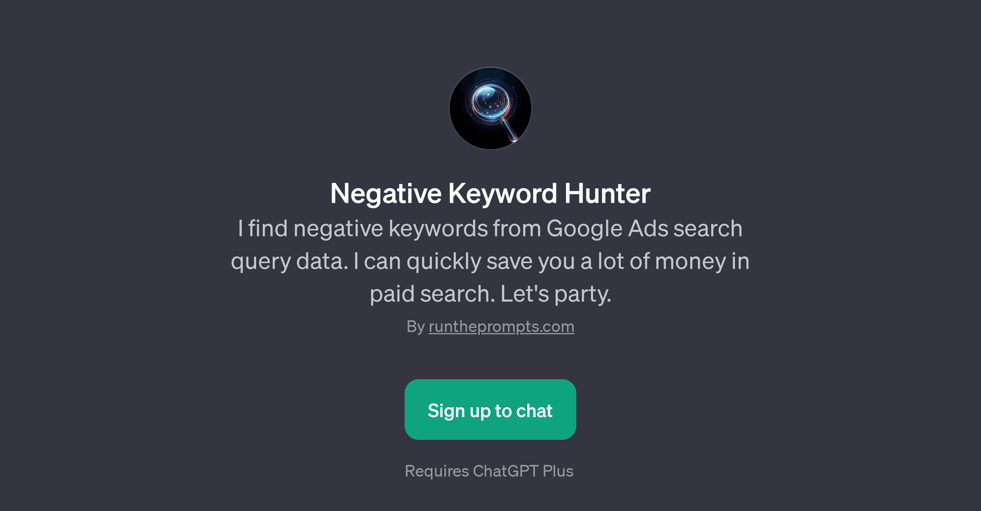 Negative Keyword Hunter