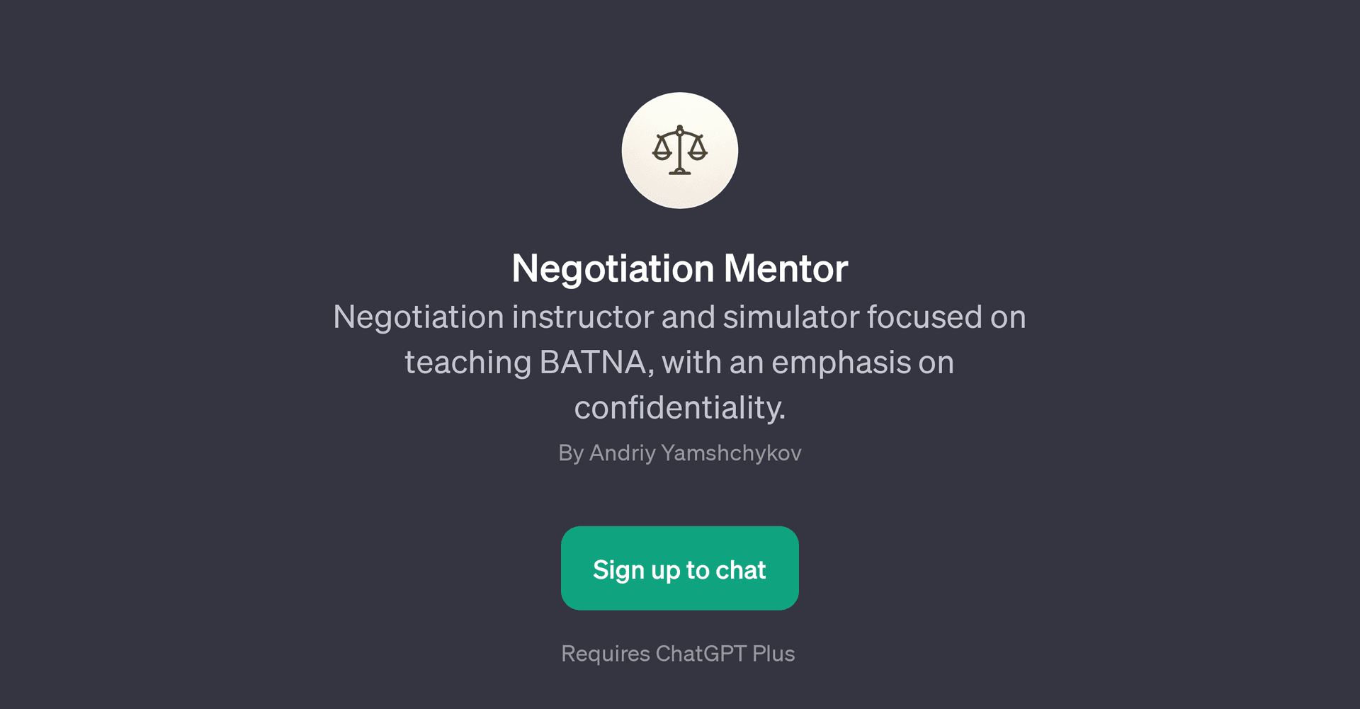 Negotiation Mentor