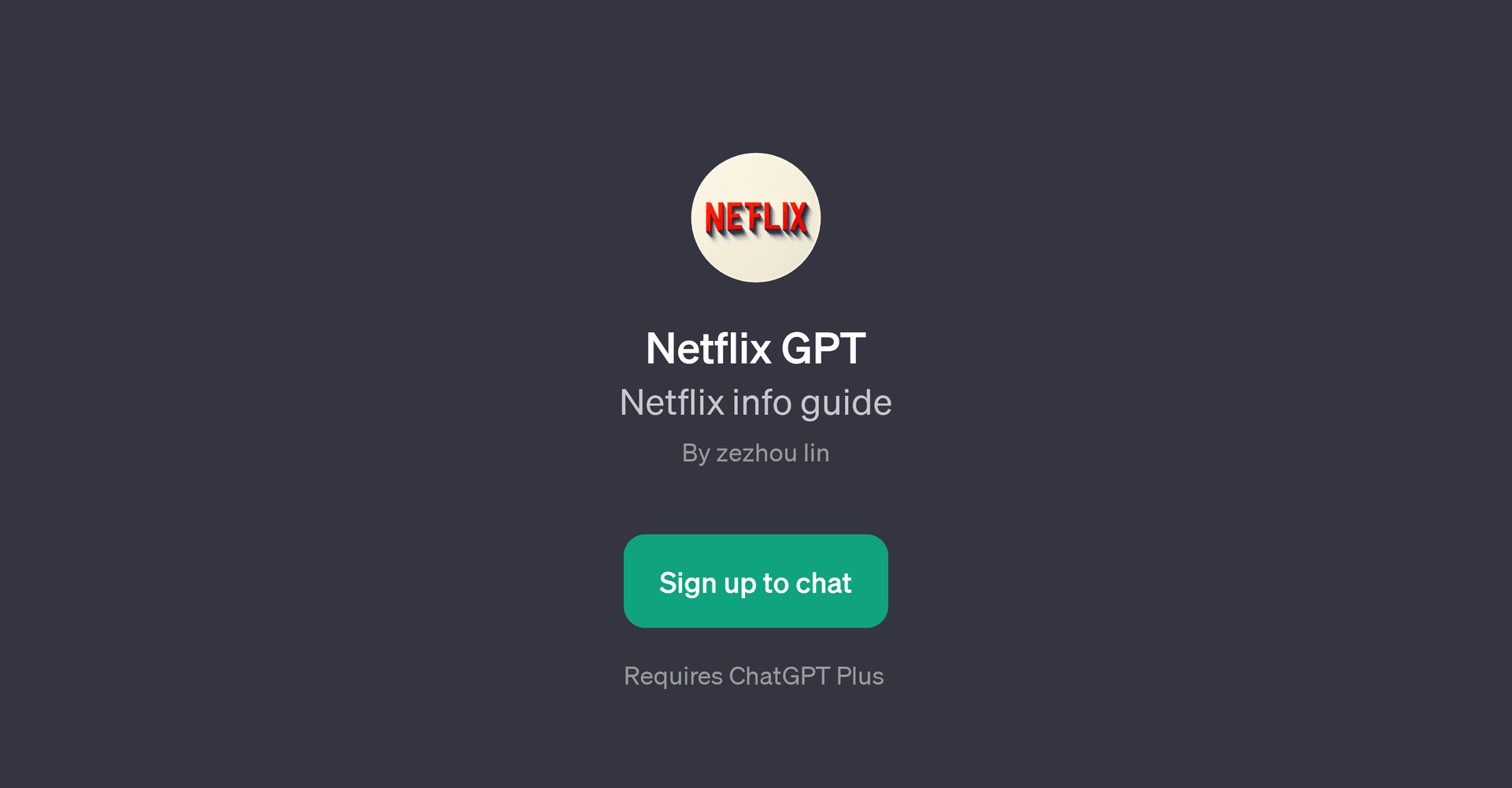 Netflix GPT