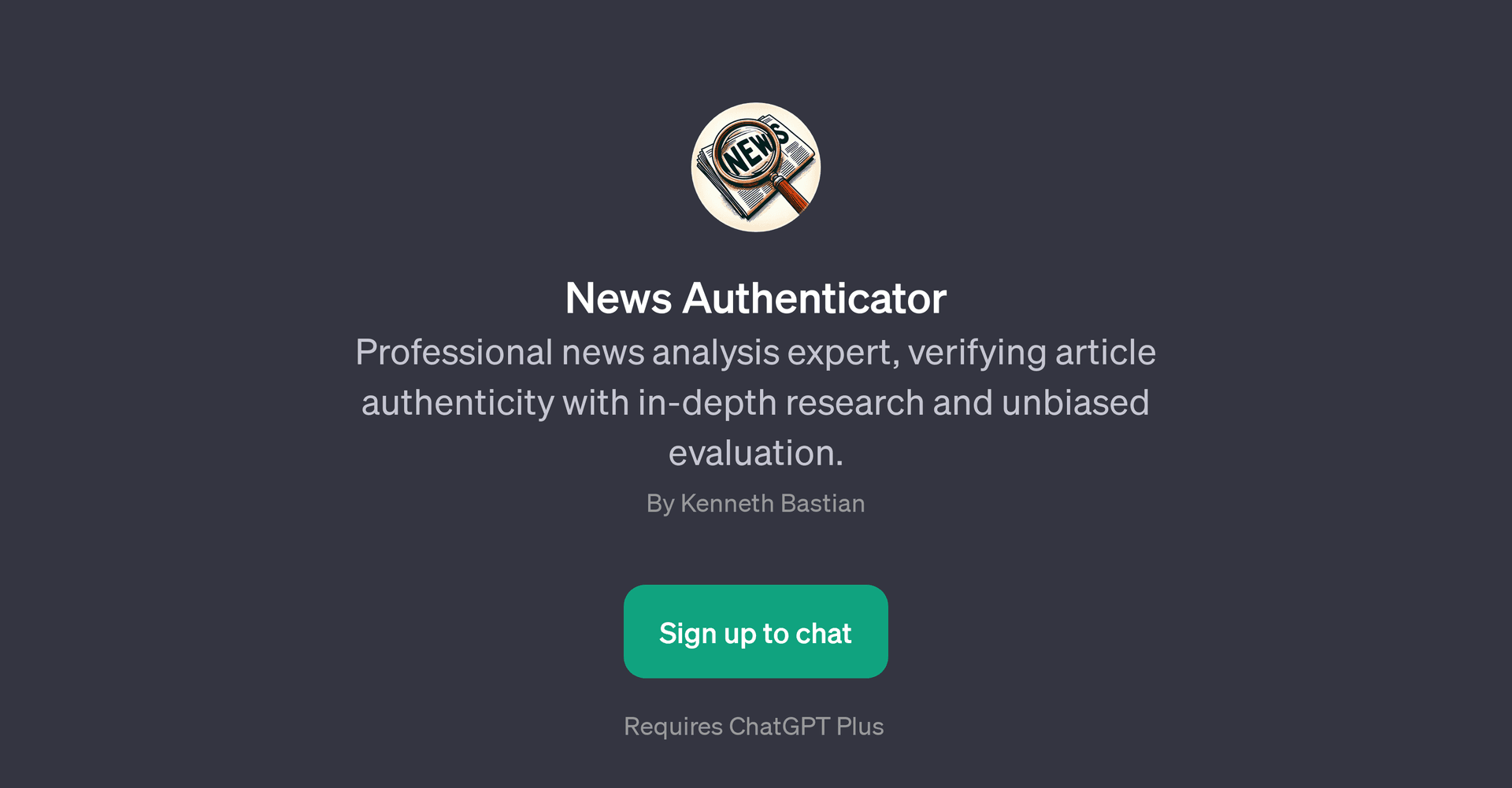News Authenticator