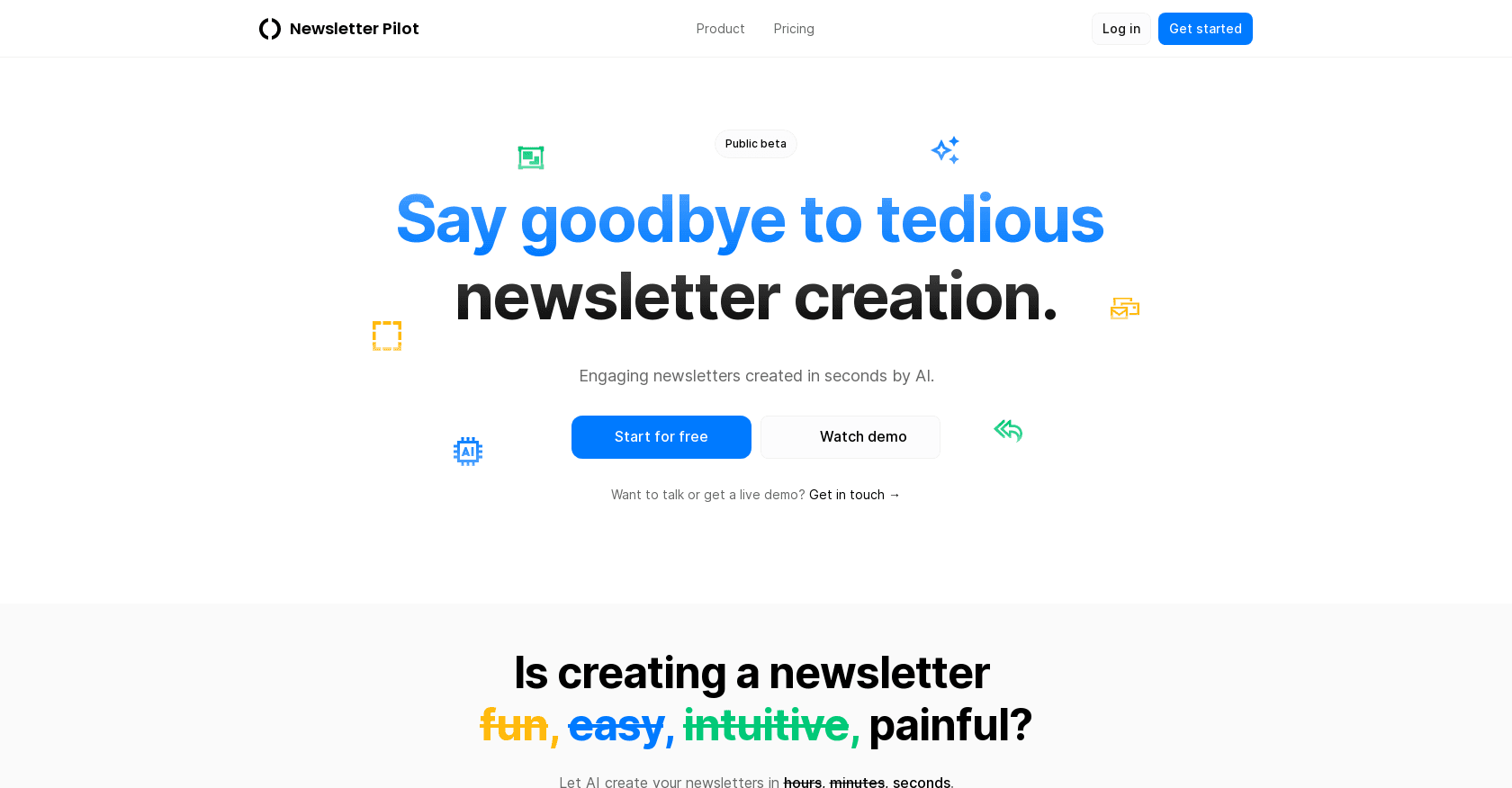 Newsletter Pilot