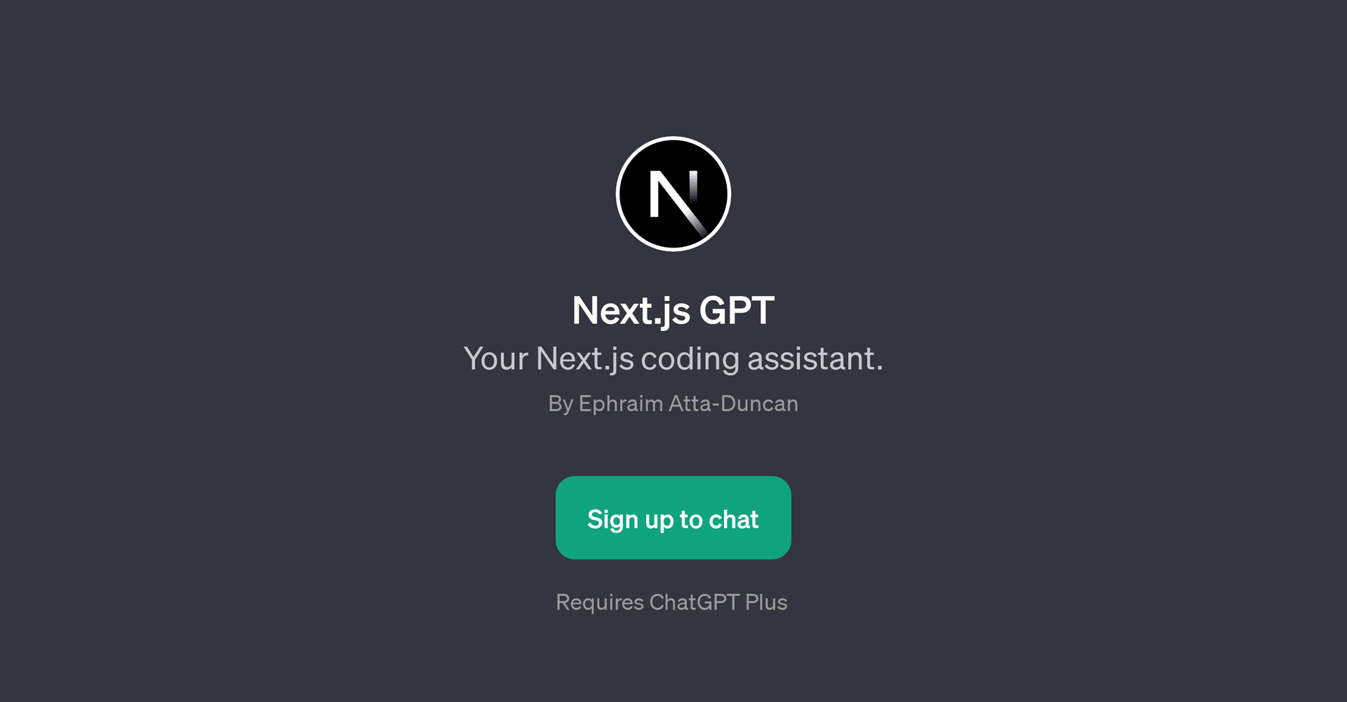 Next.js GPT