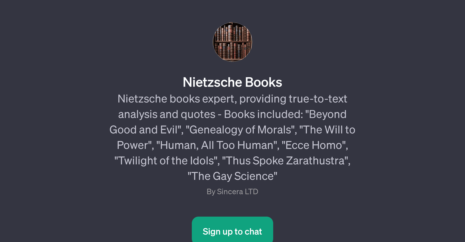 Nietzsche Books