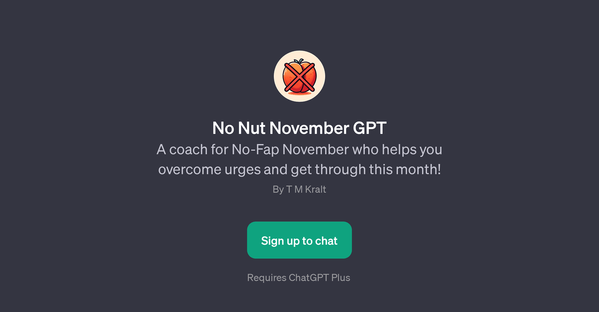 No Nut November GPT