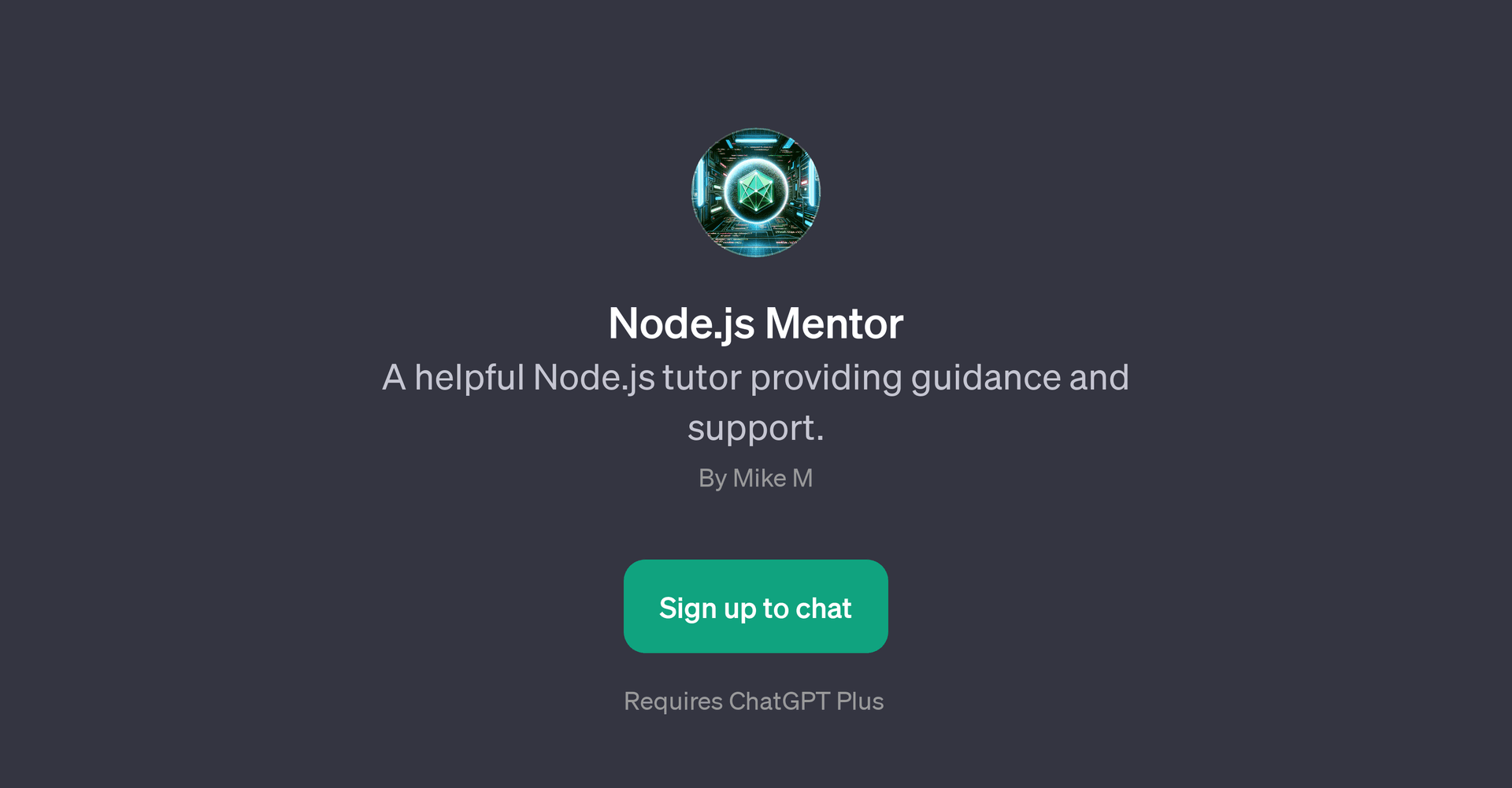 Node.js Mentor