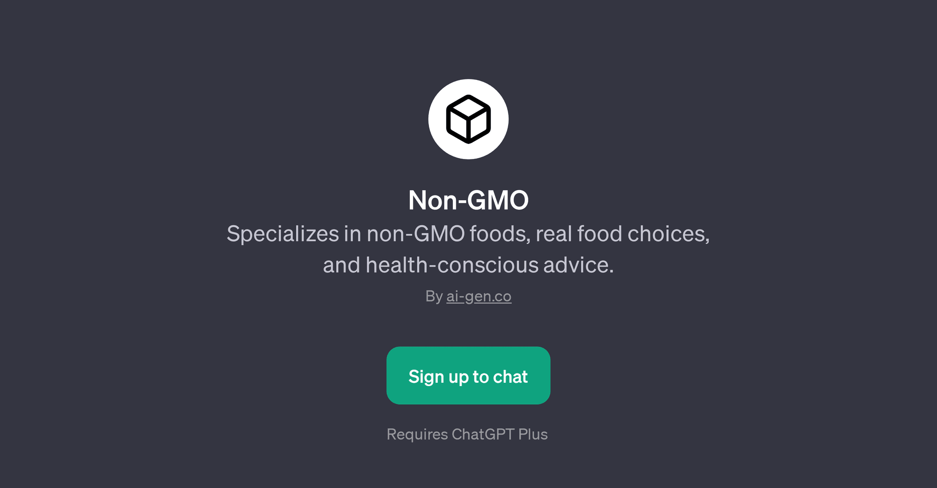 Non-GMO