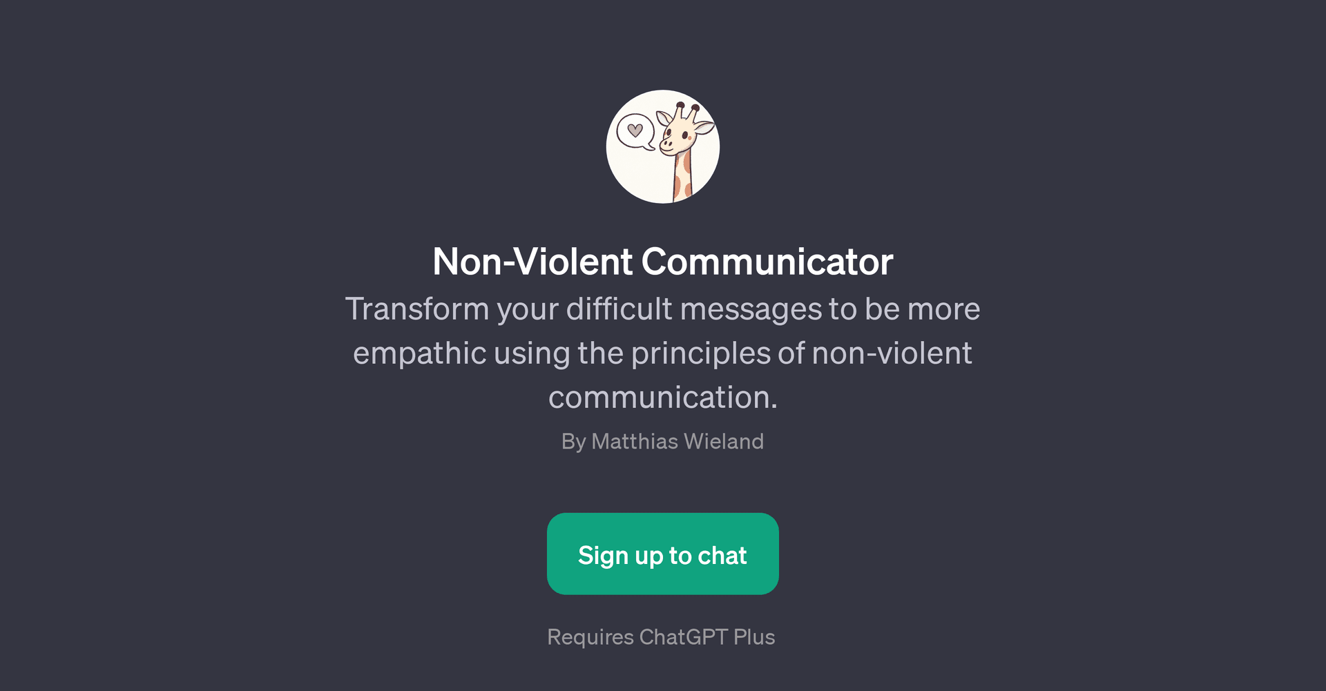 Non-Violent Communicator