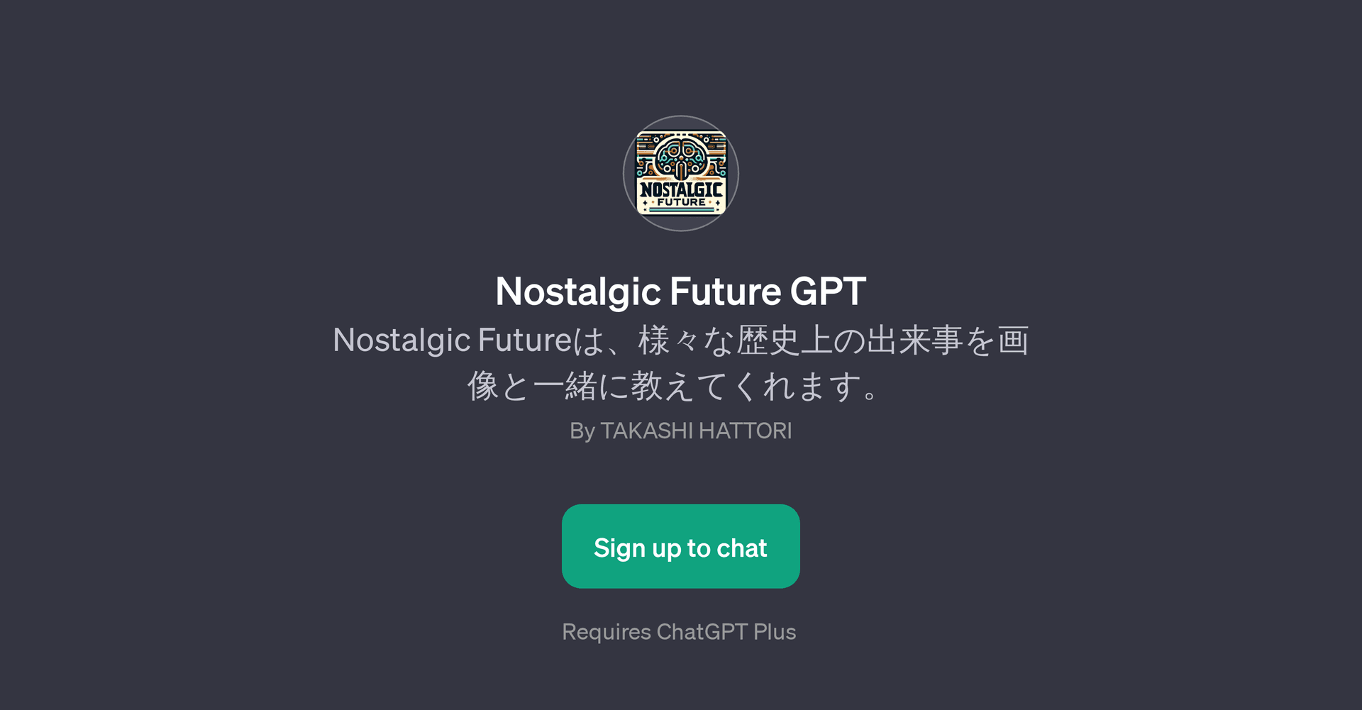 Nostalgic Future GPT