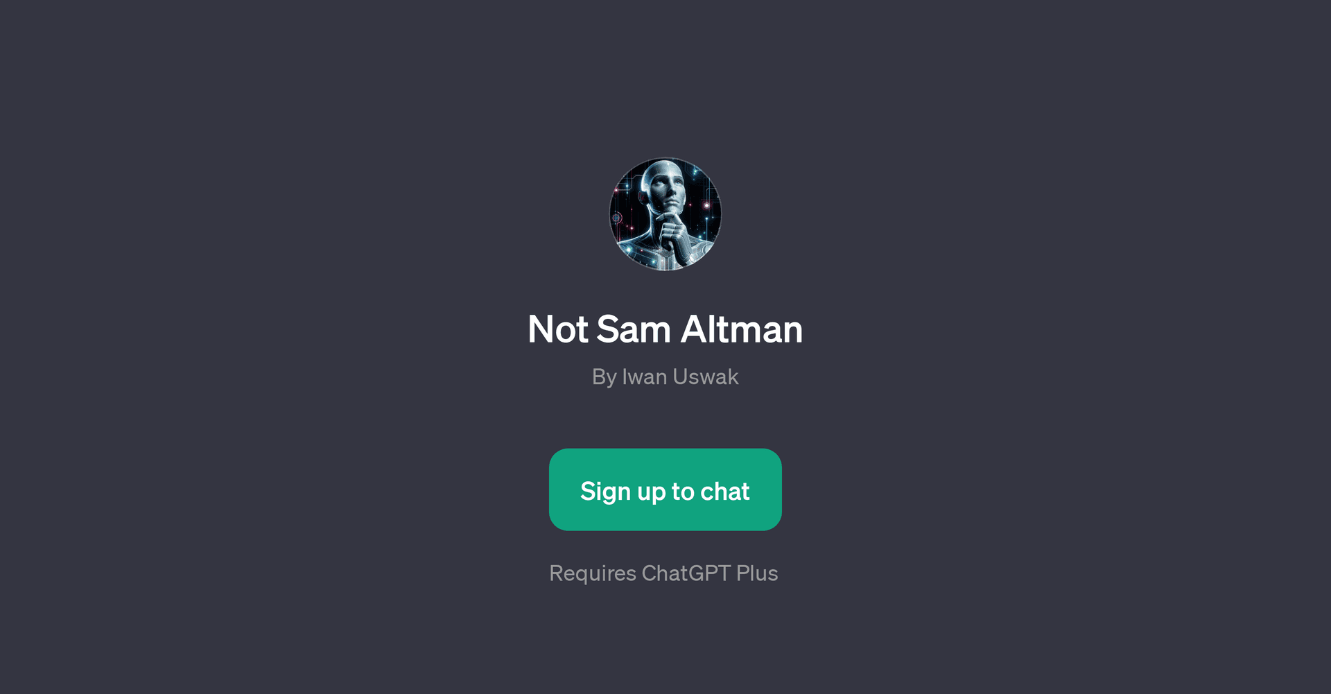 Not Sam Altman