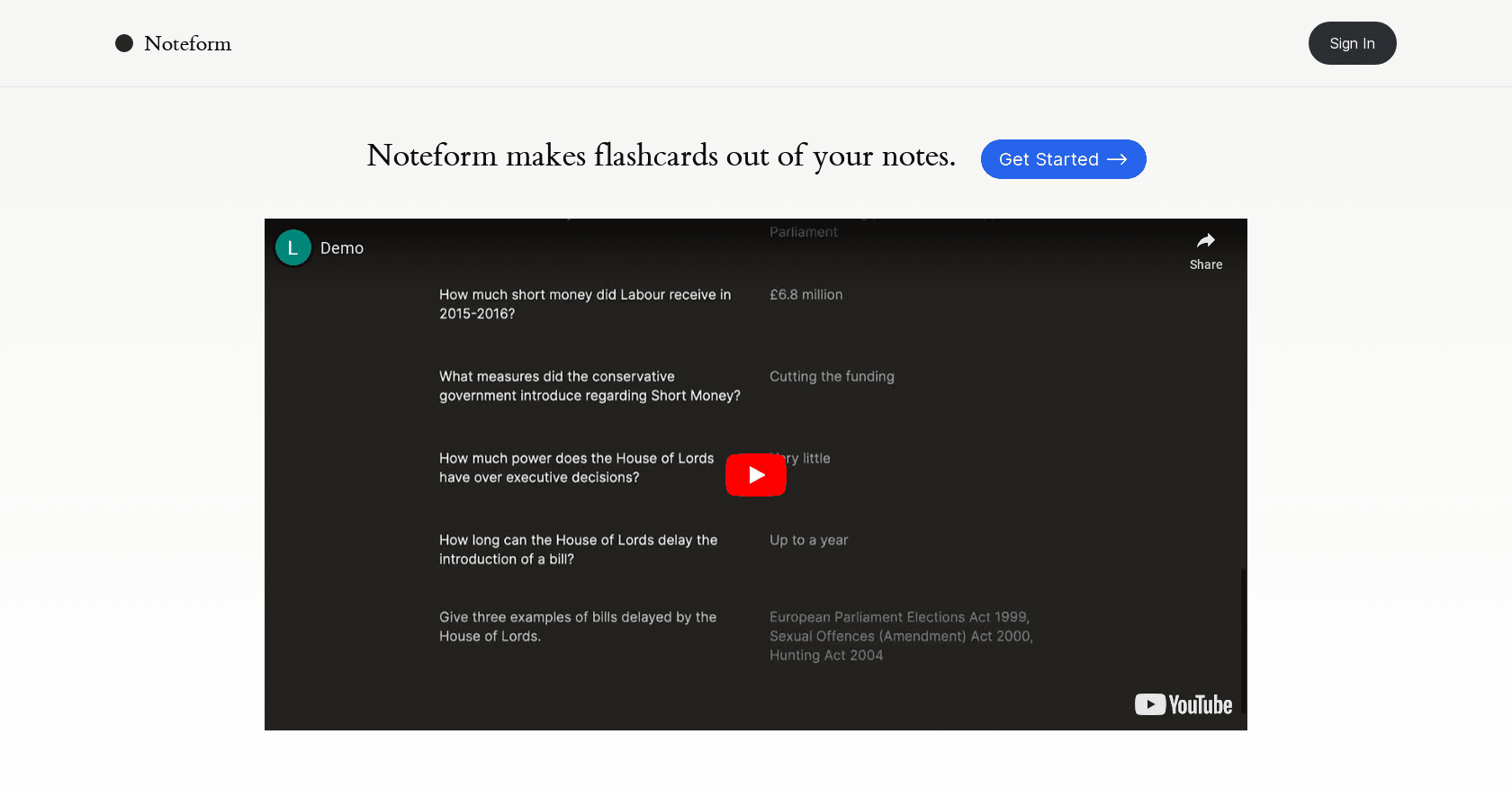 Noteform